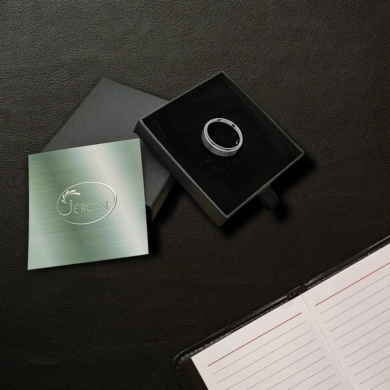 JEROOT Anello Magnetico in Titanio per Magnetoterapia, 5mm, Taglia 24 - immagine 7