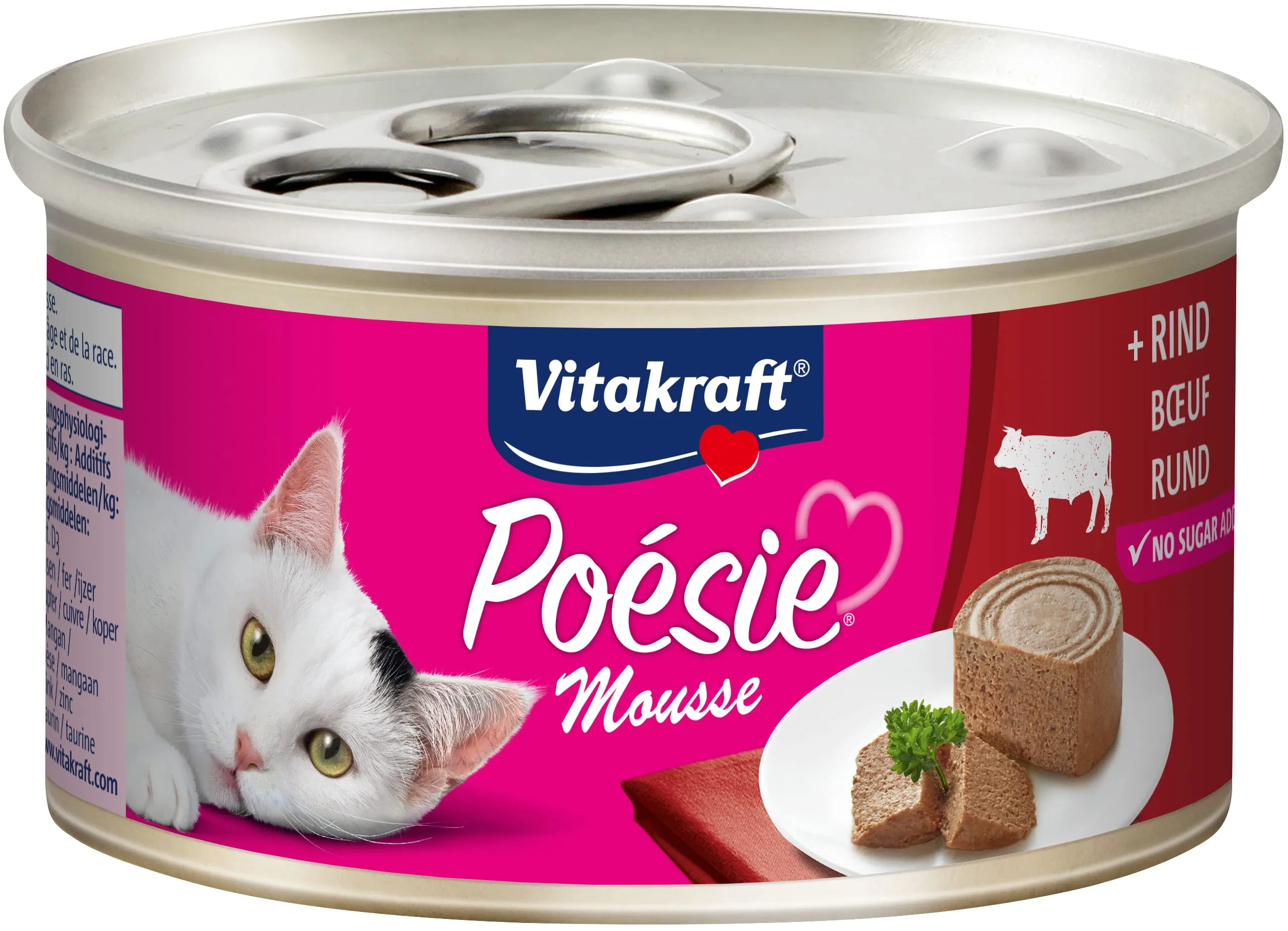 Vitakraft Poésie Mousse cibo per gatti con manzo, 12 x 85 g - immagine 2