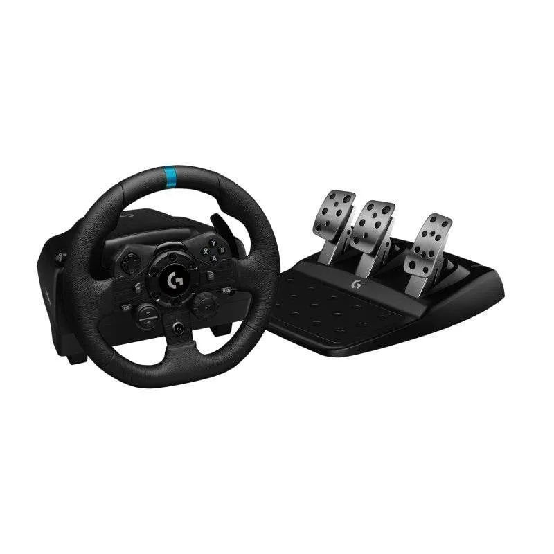 Logitech G G923 Volante da corsa e pedali per PC - Nero - immagine 1