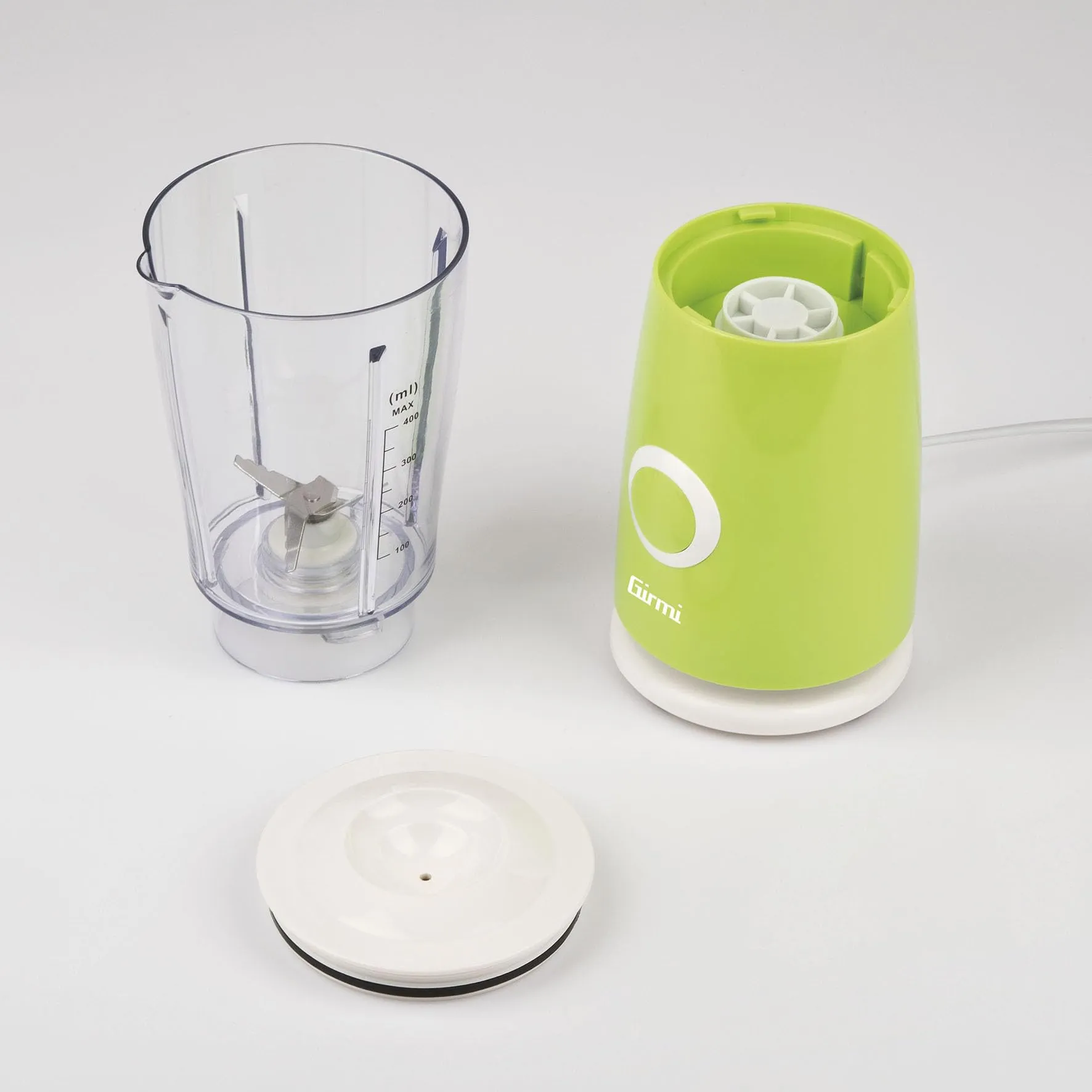 Girmi FR03 Frullatore Elettrico 170W, 4 Lame in Acciaio Inox, 400 ml, Verde - immagine 3