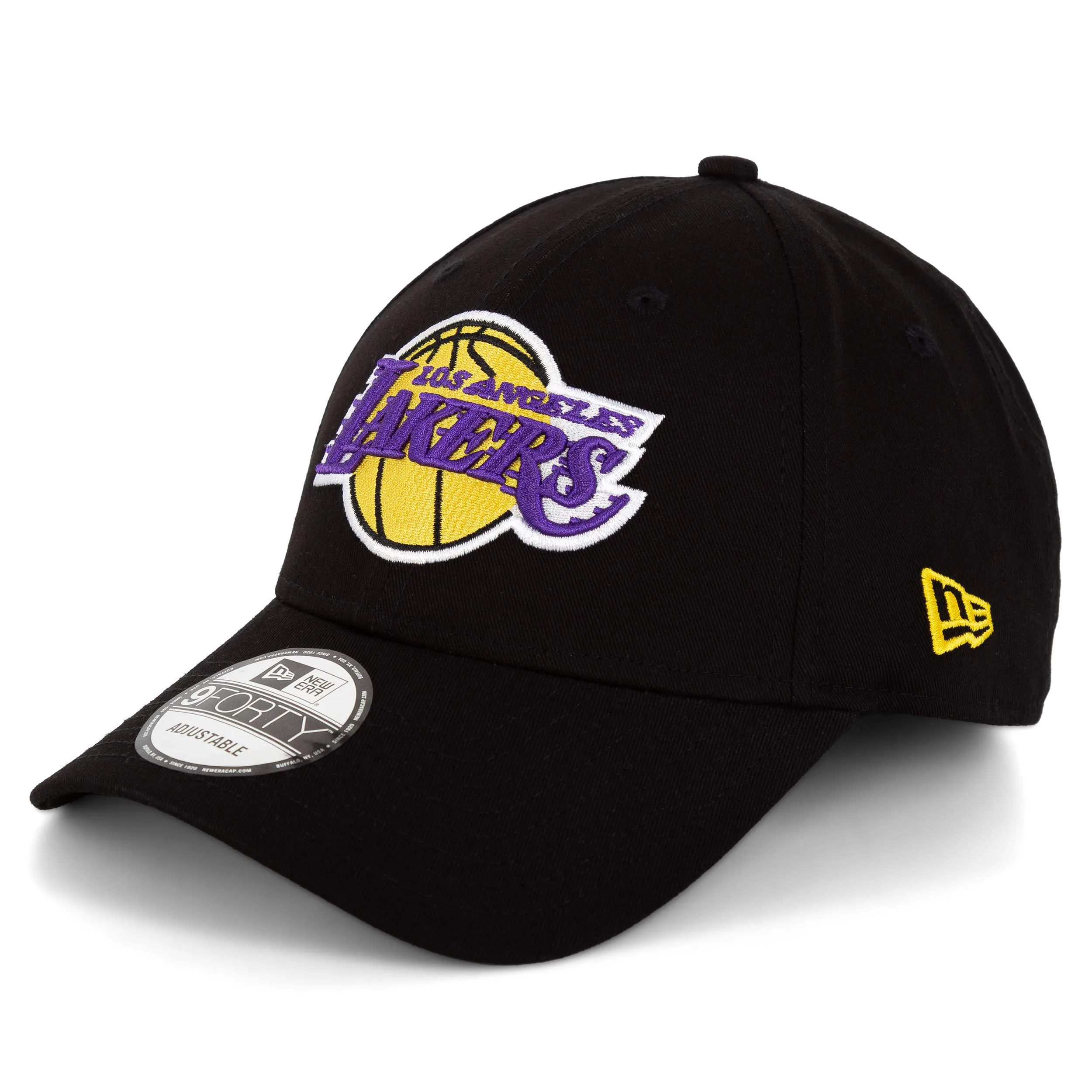 New Era Berretto da baseball uomo 9Forty LA Lakers Black V2 Taglia unica - immagine 2