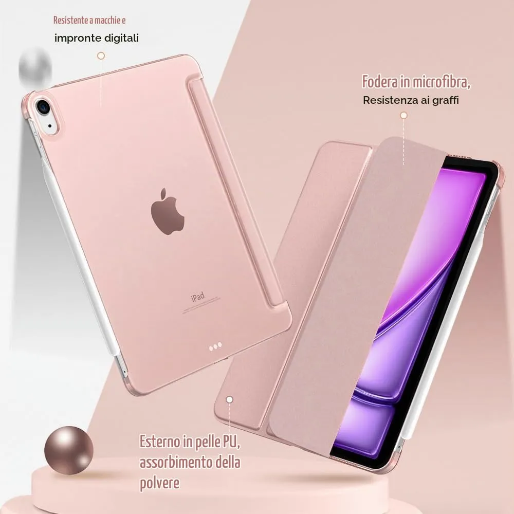 TiMOVO Cover per iPad Air 11" (M4/M3/M2), iPad Air 5ª/4ª Gen 10,9" - Oro Rosa - immagine 4