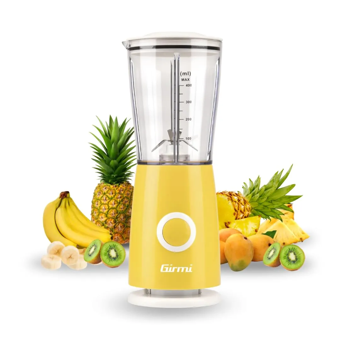 Girmi FR03 Frullatore Elettrico 170W, 400 ml, Giallo - immagine 2