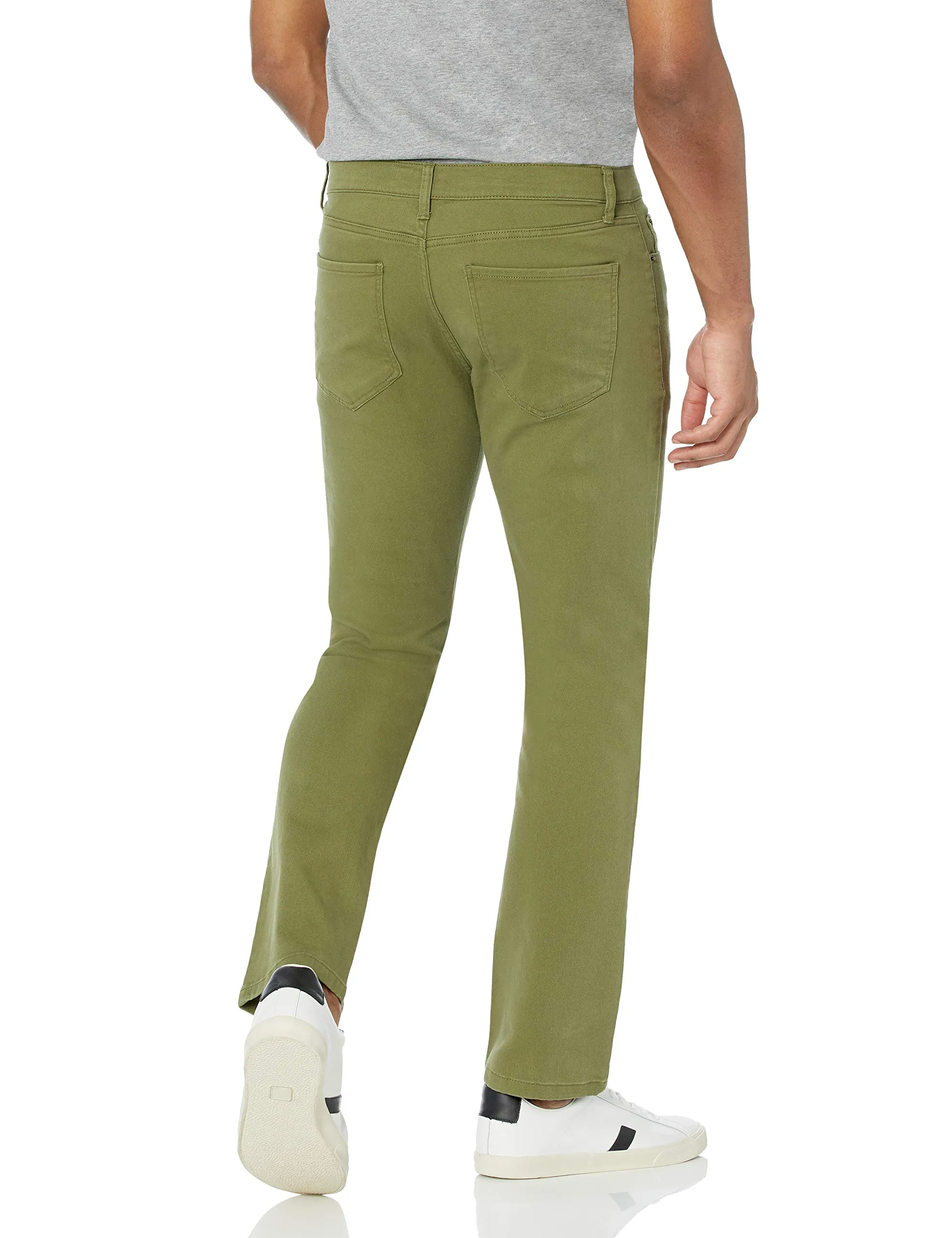 Amazon Essentials Slim Fit Jeans, Verde Oliva, 40W / 29L - immagine 3