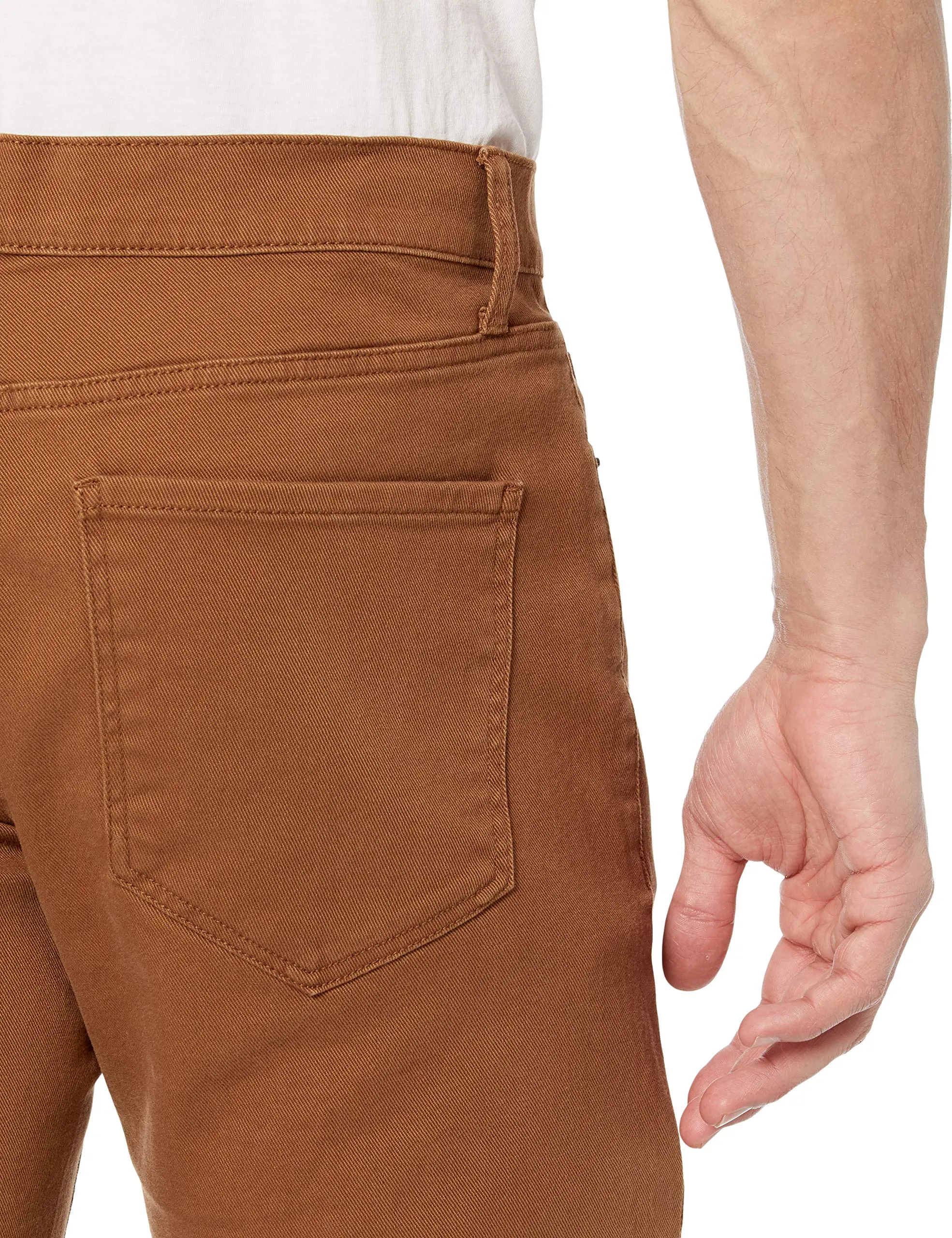Amazon Essentials Jeans Slim Fit, Kaki Scuro, 40W / 28L - immagine 4