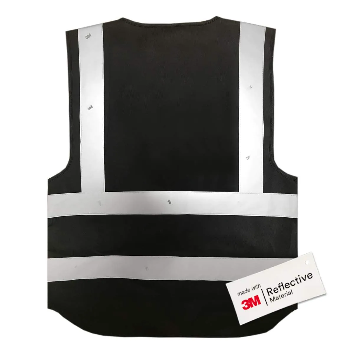 Salzmann Gilet ad alta visibilità riflettente, Nero, 4XL - immagine 4
