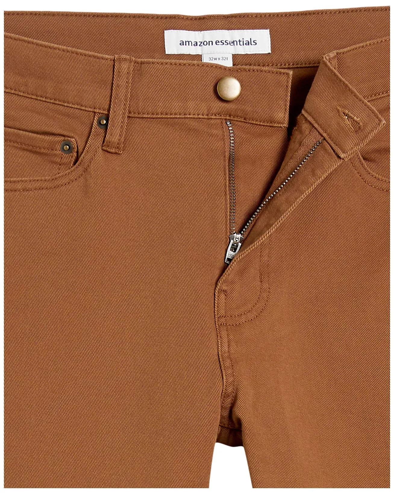 Amazon Essentials Slim Fit Jeans, Kaki Scuro, 40W / 29L - immagine 6