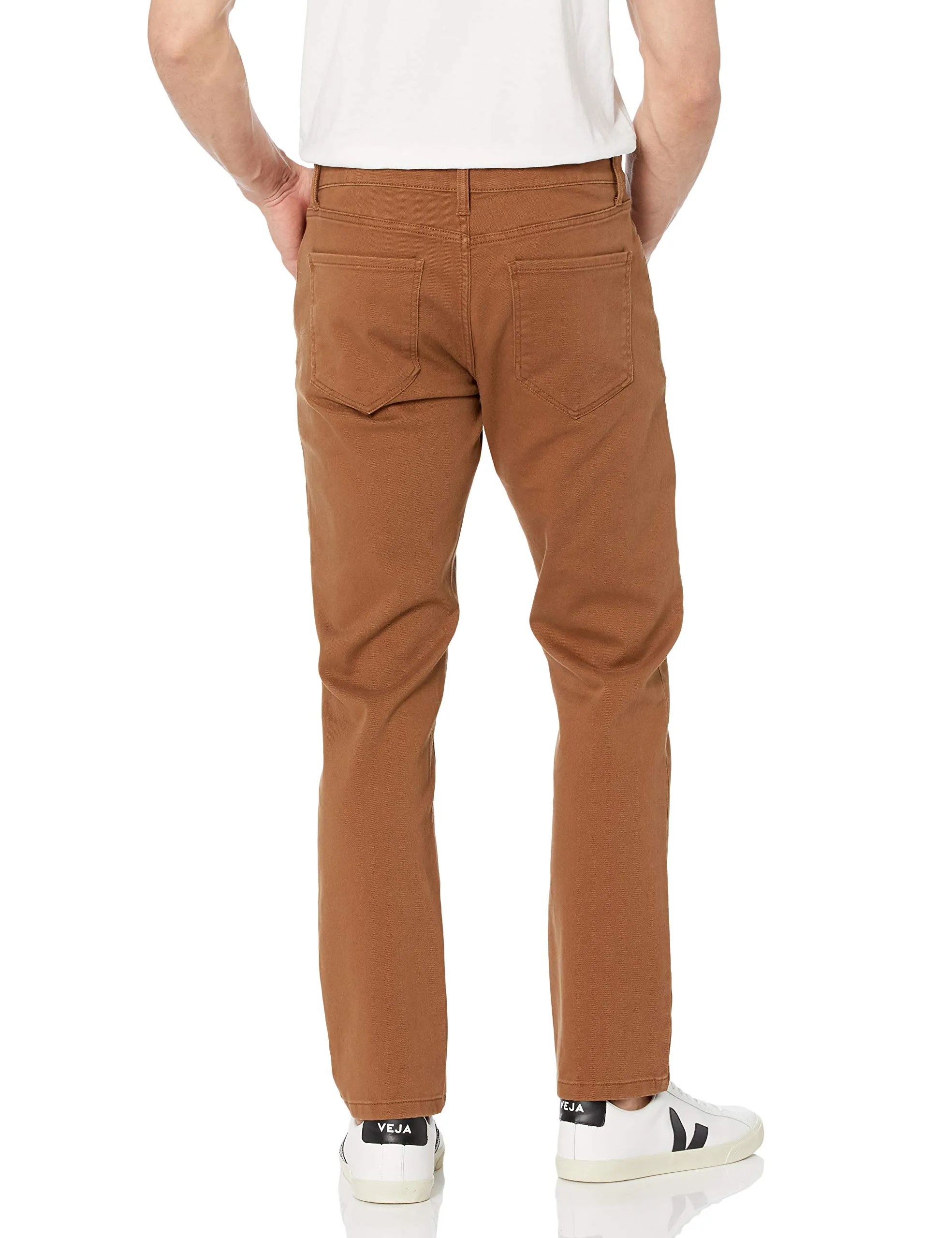 Amazon Essentials Slim Fit Jeans, Kaki Scuro, 35W / 30L - immagine 3