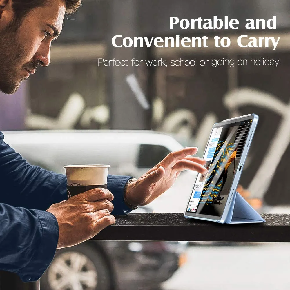 TiMOVO Cover per iPad Air 11" M4/M3/M2, Air 5a/4a Gen 10.9", Cielo Blu - immagine 7