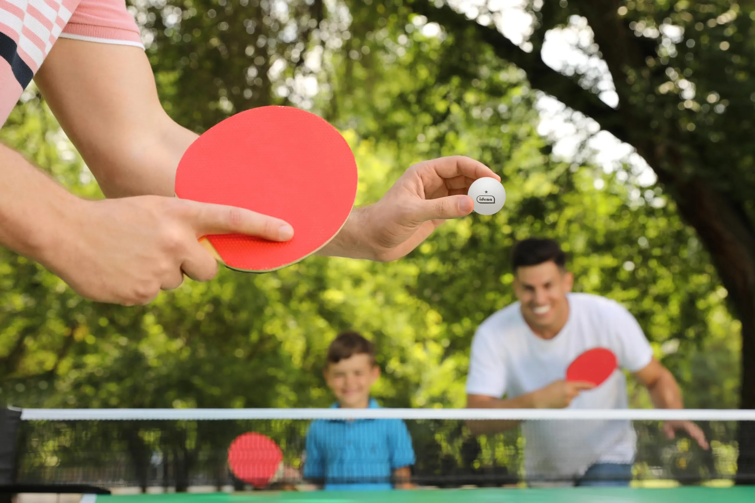 Idena 40169 Palline da ping pong, 36 pezzi, bianco, 4 cm, qualità 1 stella, conformi ITTF - immagine 4