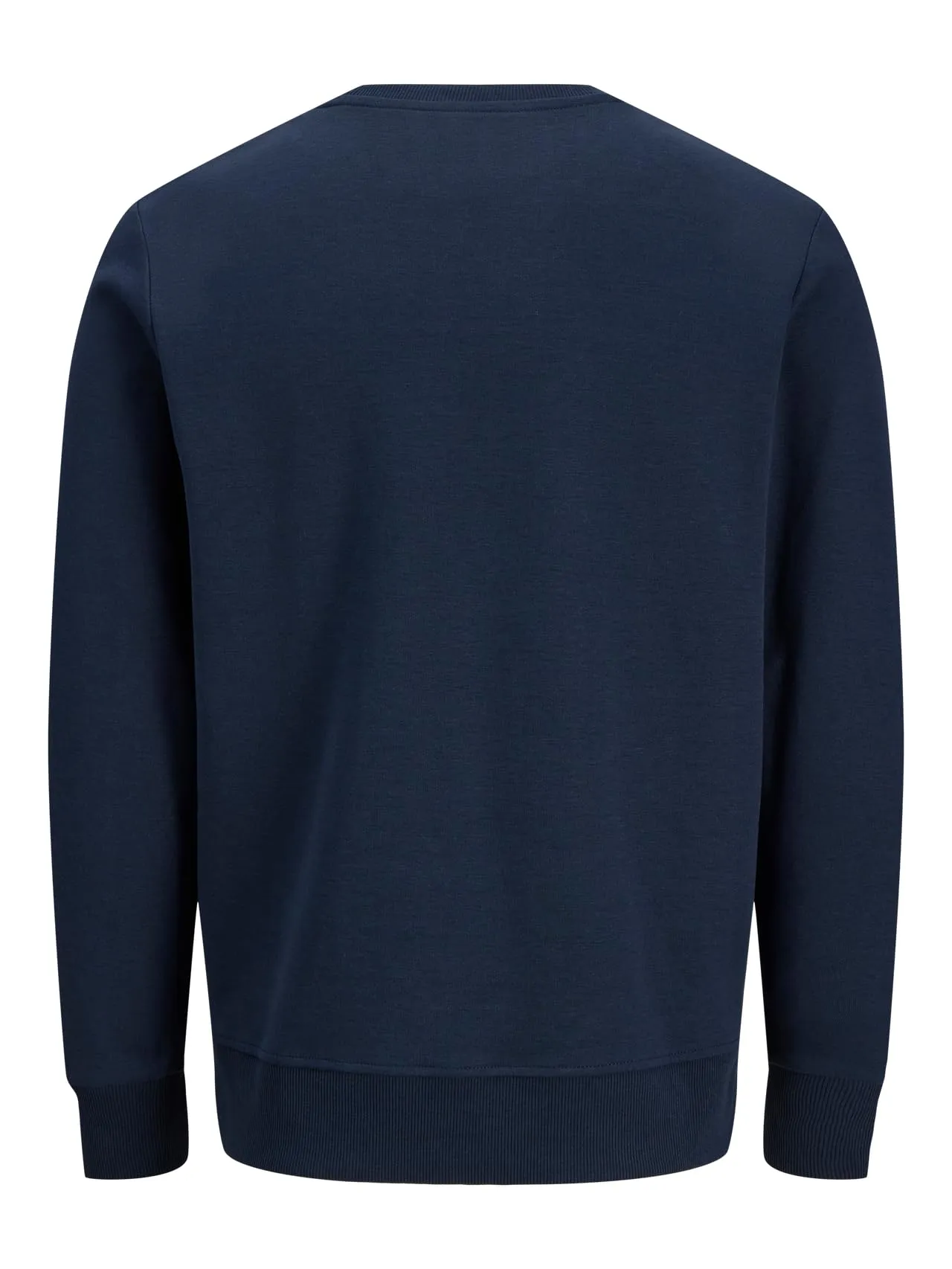 Jack & Jones JJEBASIC Men's Crew Neck Sweatshirt - Navy Blazer, XXL - immagine 4