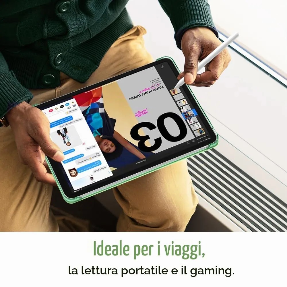TiMOVO Cover per iPad Air 11" M4/M3/M2, Air 5a/4a Gen 10.9", Verde - immagine 5