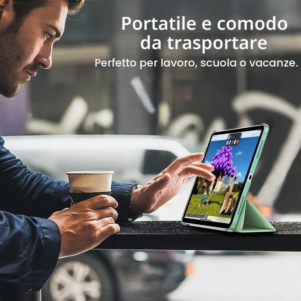 TiMOVO Cover per iPad Air 11" M4/M3/M2, Air 5a/4a Gen 10.9", Verde - immagine 7