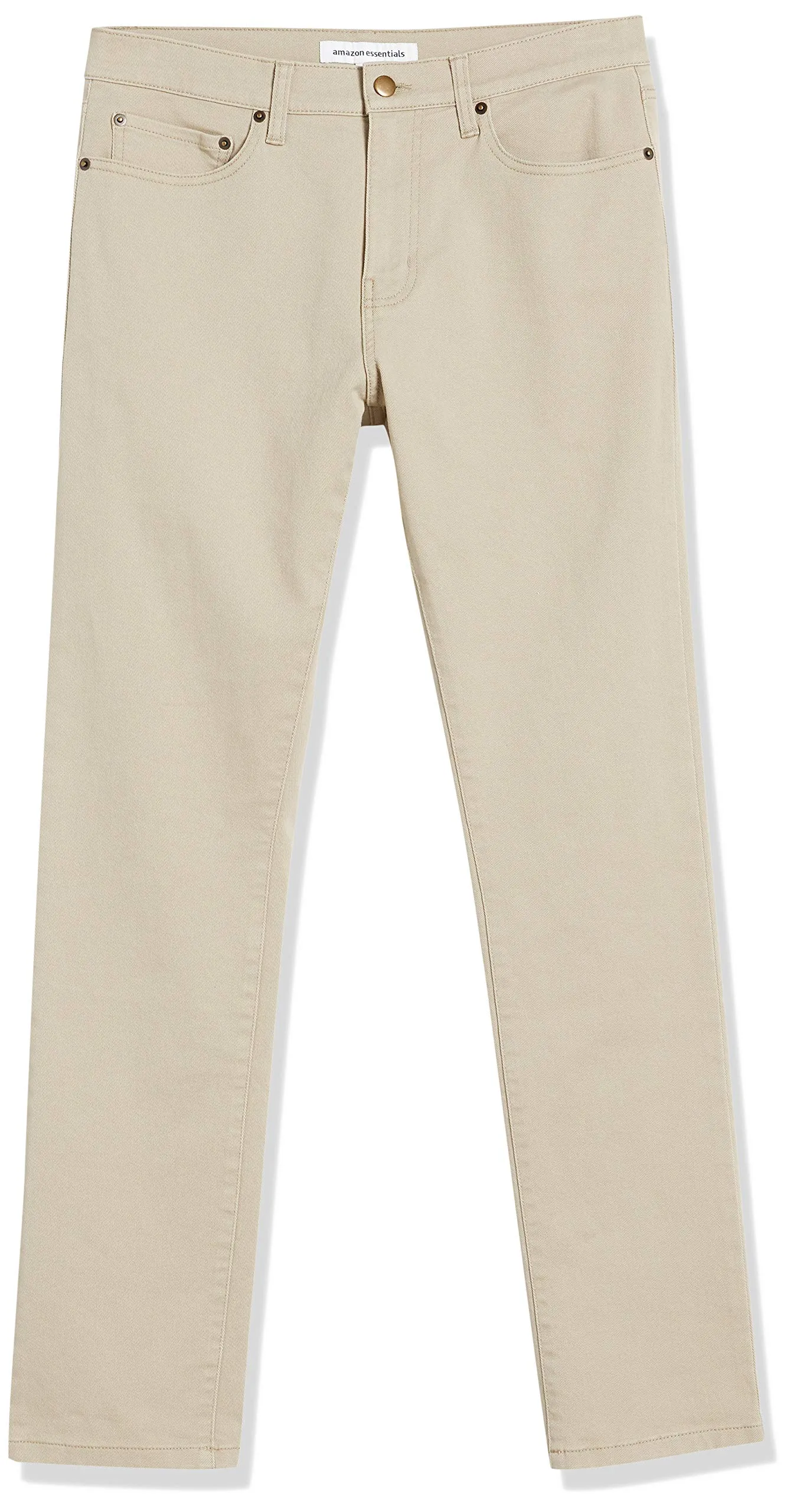 Amazon Essentials Men's Slim Fit Jeans, Marrone Kaki Chiaro, 42W / 32L - immagine 7