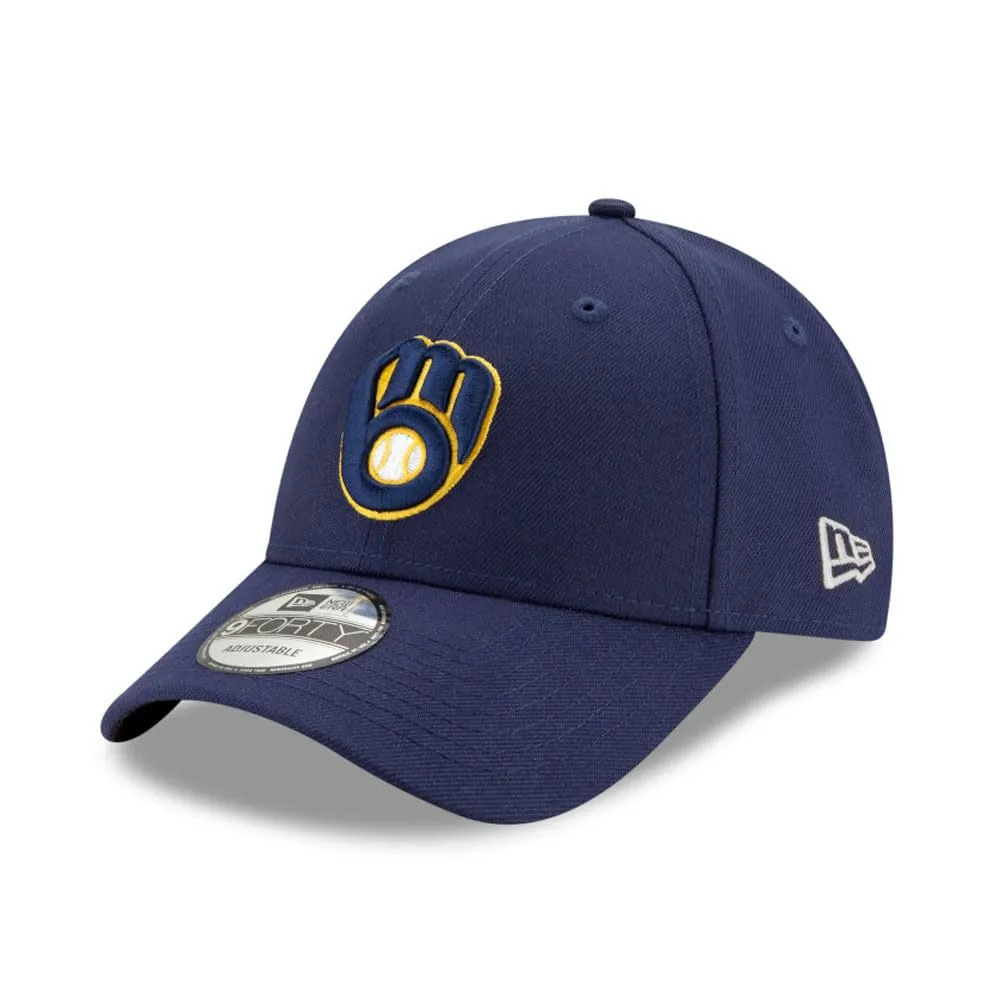 New Era Milwaukee Brewers MLB The League 9Forty Adjustable Hat - Navy Blue - immagine 1