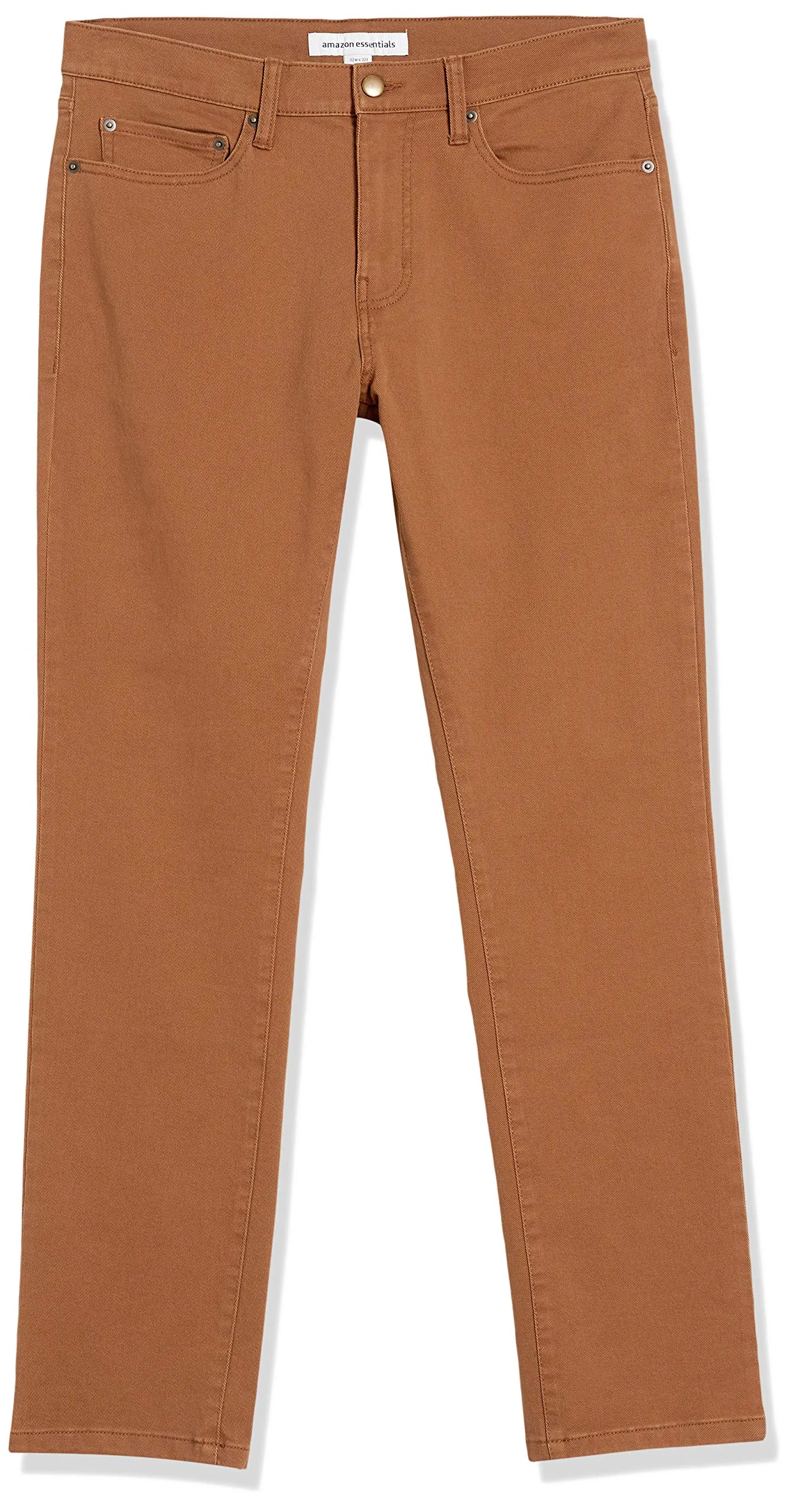 Amazon Essentials Slim Fit Jeans, Kaki Scuro, 40W / 32L - immagine 7