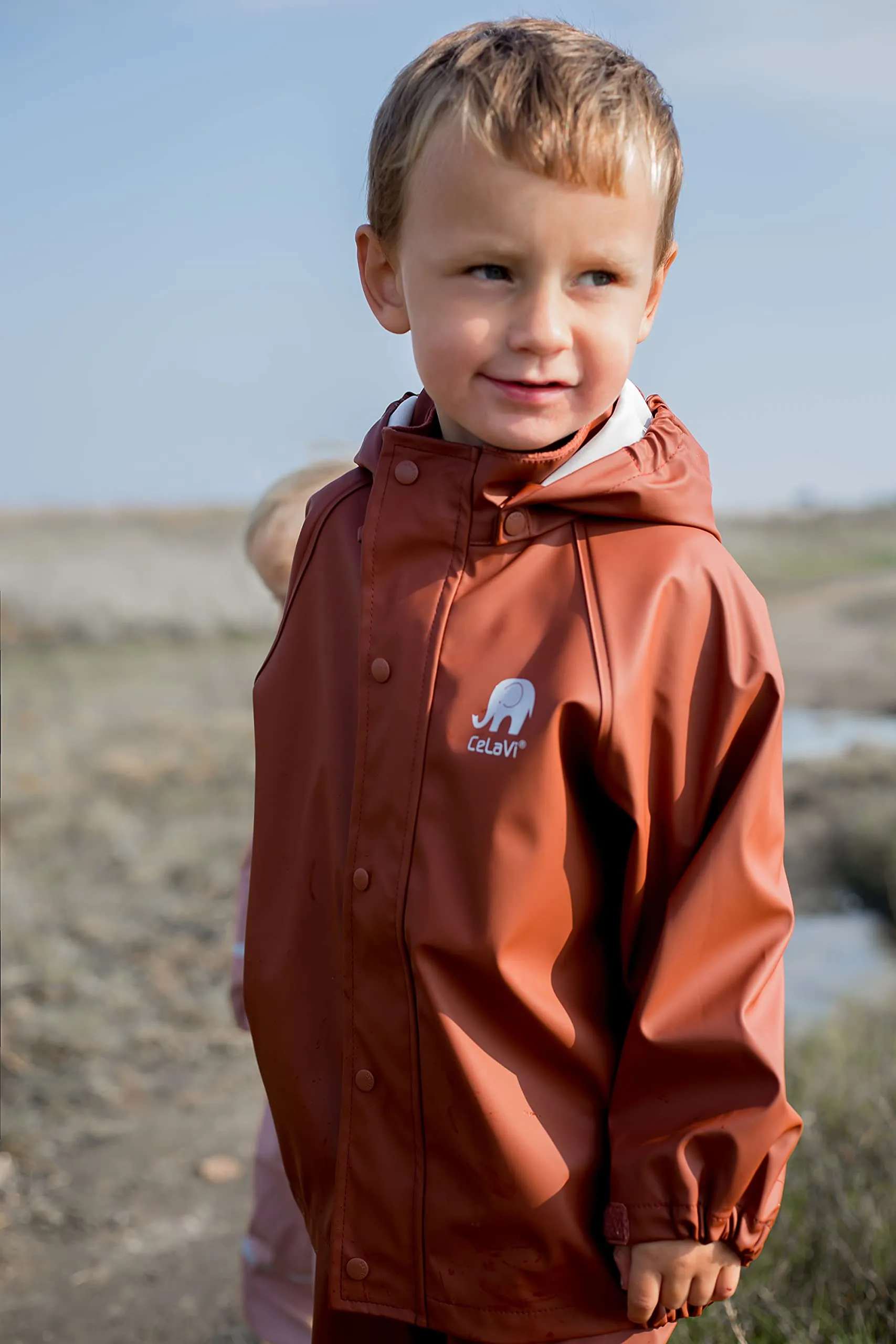 Celavi Basic Rainwear Set, Tortoise Shell, Size 90, Unisex-Children - immagine 6
