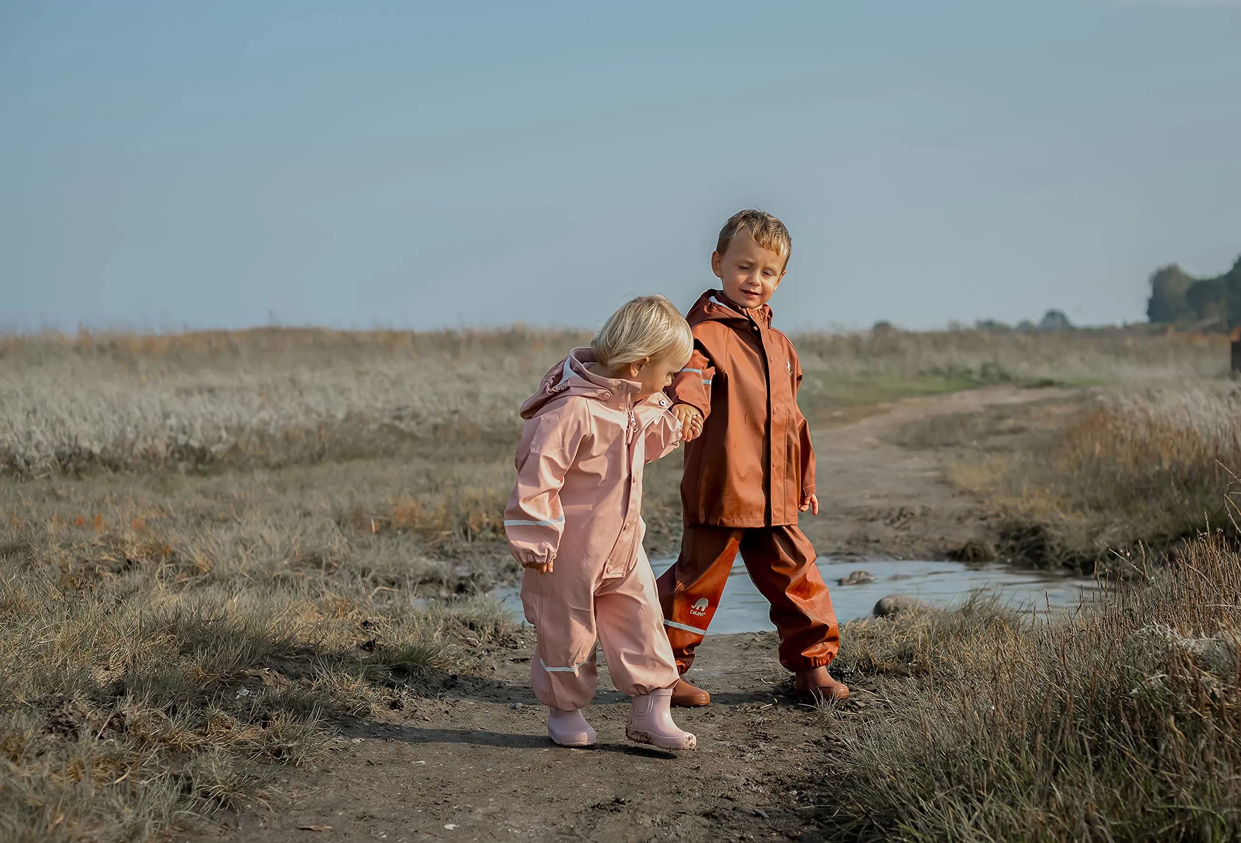 CeLaVi Basic Rainwear Set, Tortoise Shell, 110 Unisex-Bambini - immagine 5