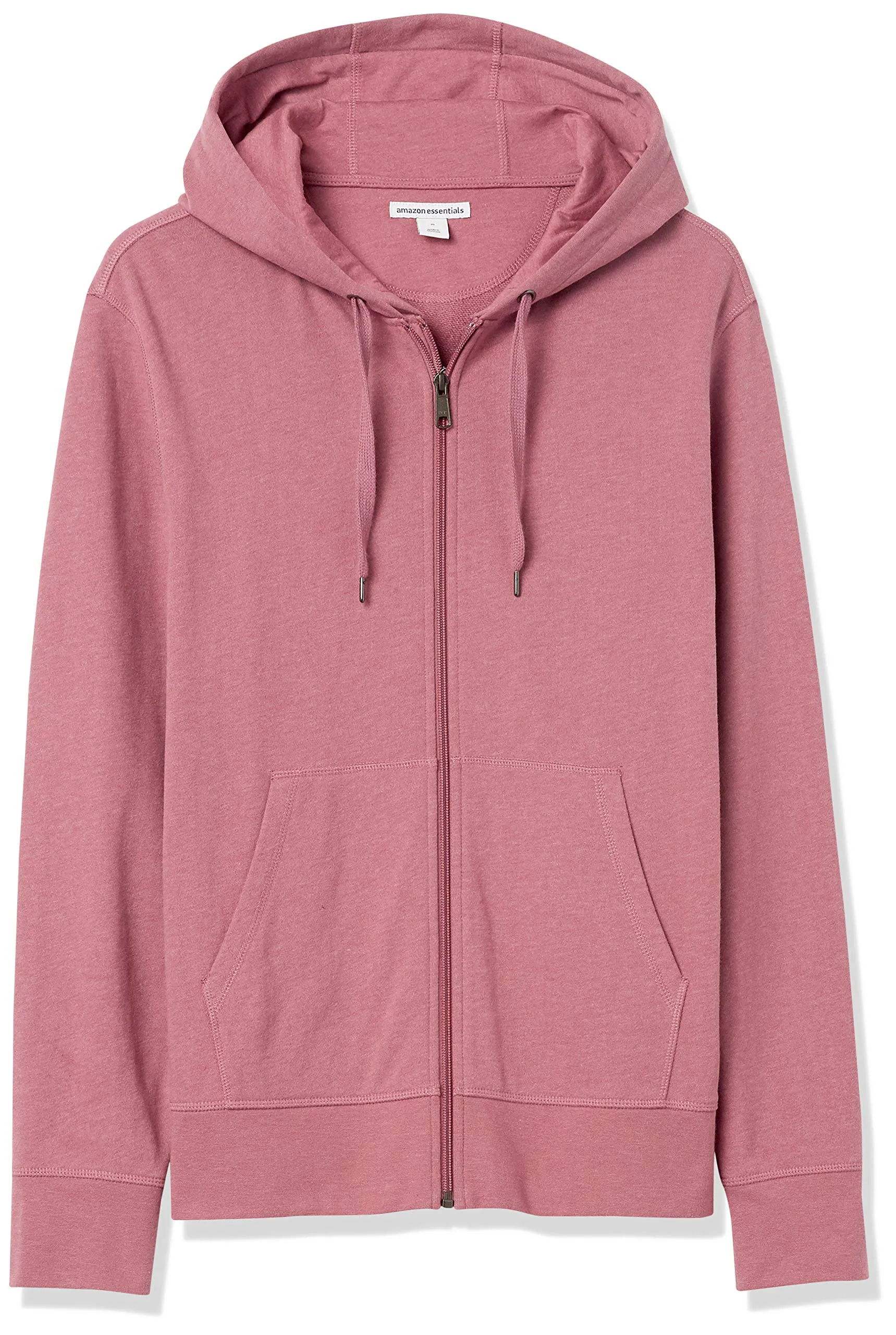 Amazon Essentials Giacca Leggera con Cappuccio e Zip Integrale Uomo, Rosa, L - immagine 6