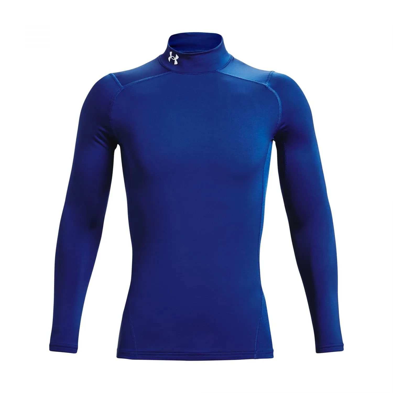 Under Armour ColdGear Armor Moisture Wicking Mock Training Baselayer, Royal/White, 3XL - immagine 1