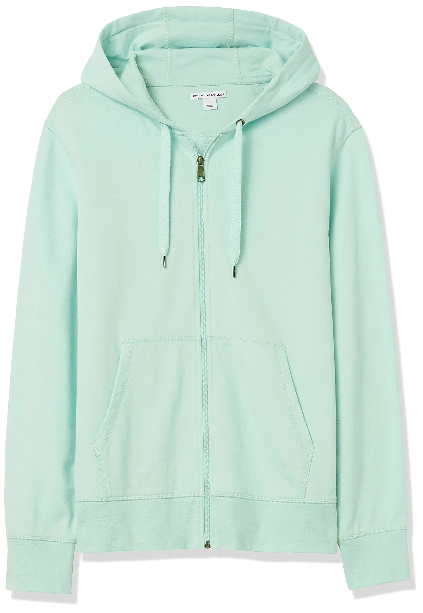 Amazon Essentials Giacca Leggera con Cappuccio e Zip Integrale Uomo, Verde Menta, S - immagine 6