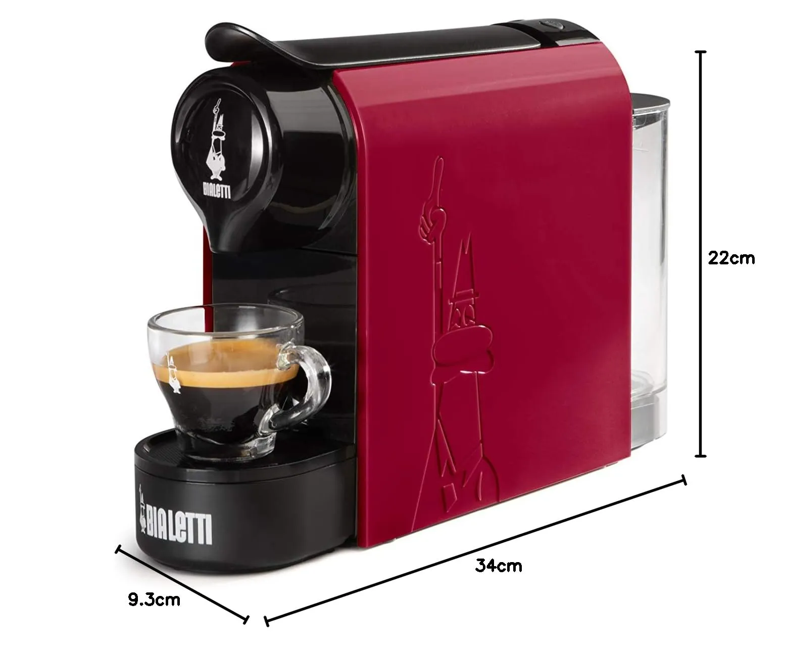 Bialetti Gioia Macchina Caffè Espresso, Rosso - immagine 5