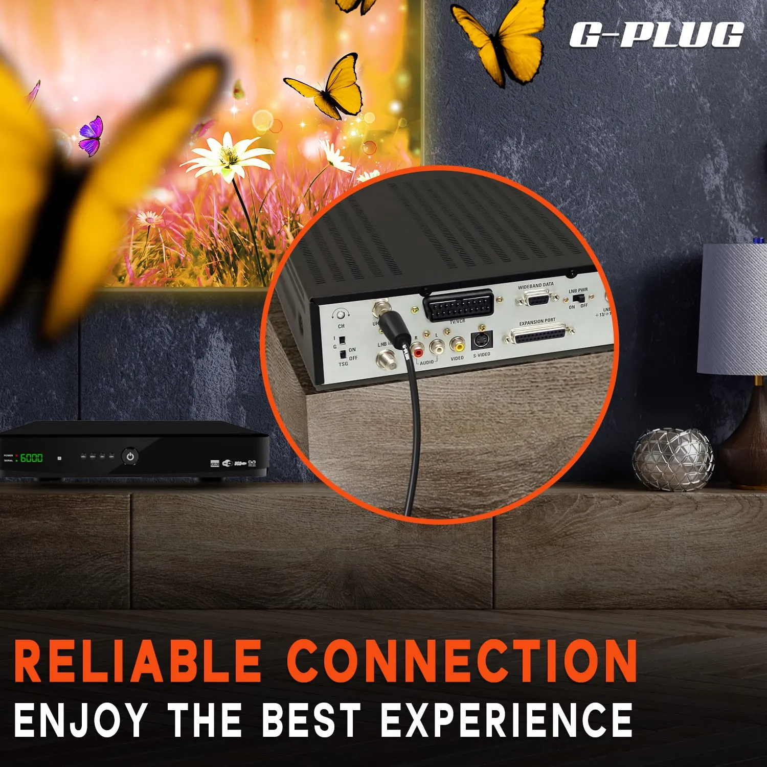 G-PLUG Cavo Antenna TV Maschio-Maschio 1.5m GD-AER-1M5BL - immagine 7