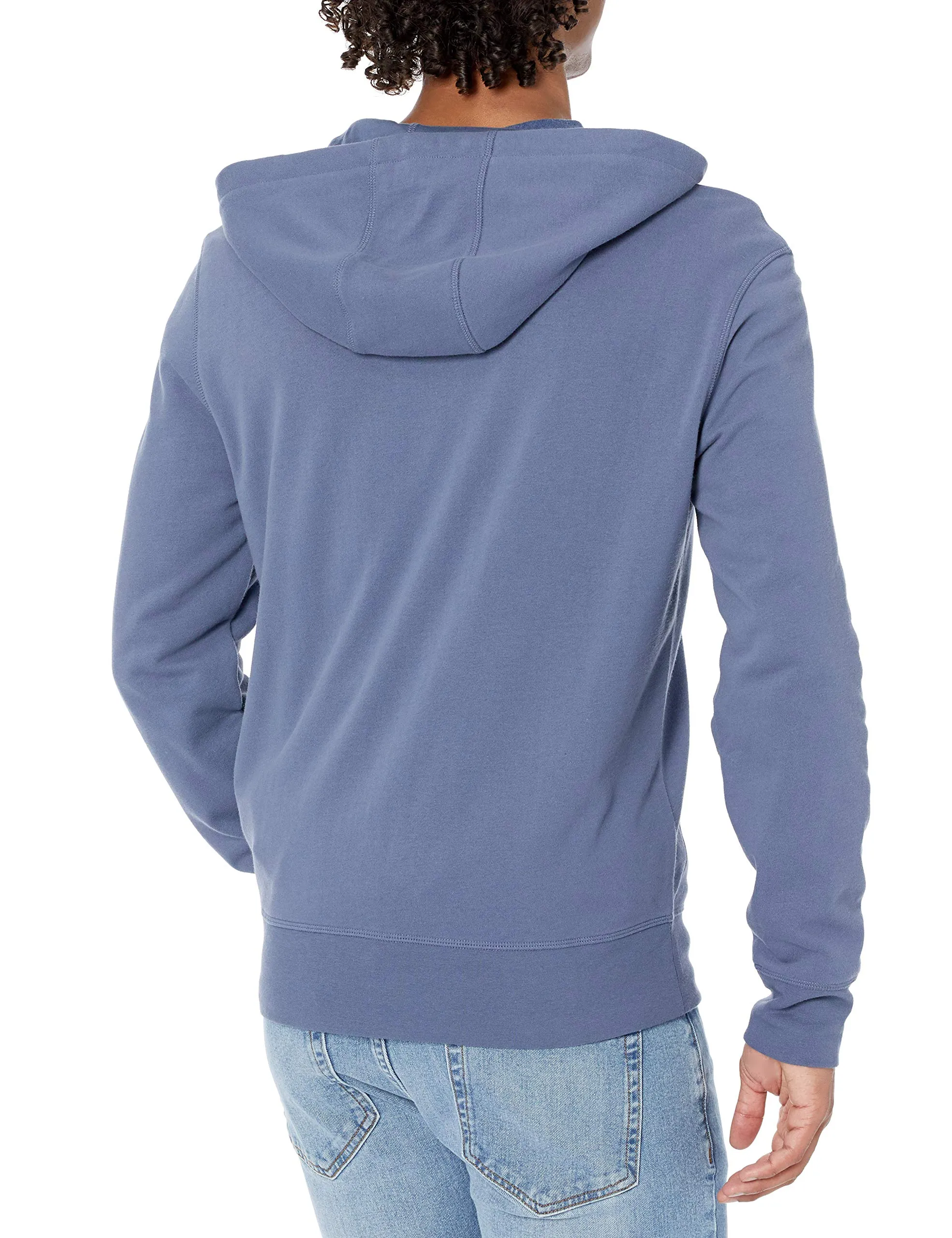 Amazon Essentials Giacca Leggera con Cappuccio e Zip Integrale Uomo, Indaco, S - immagine 4