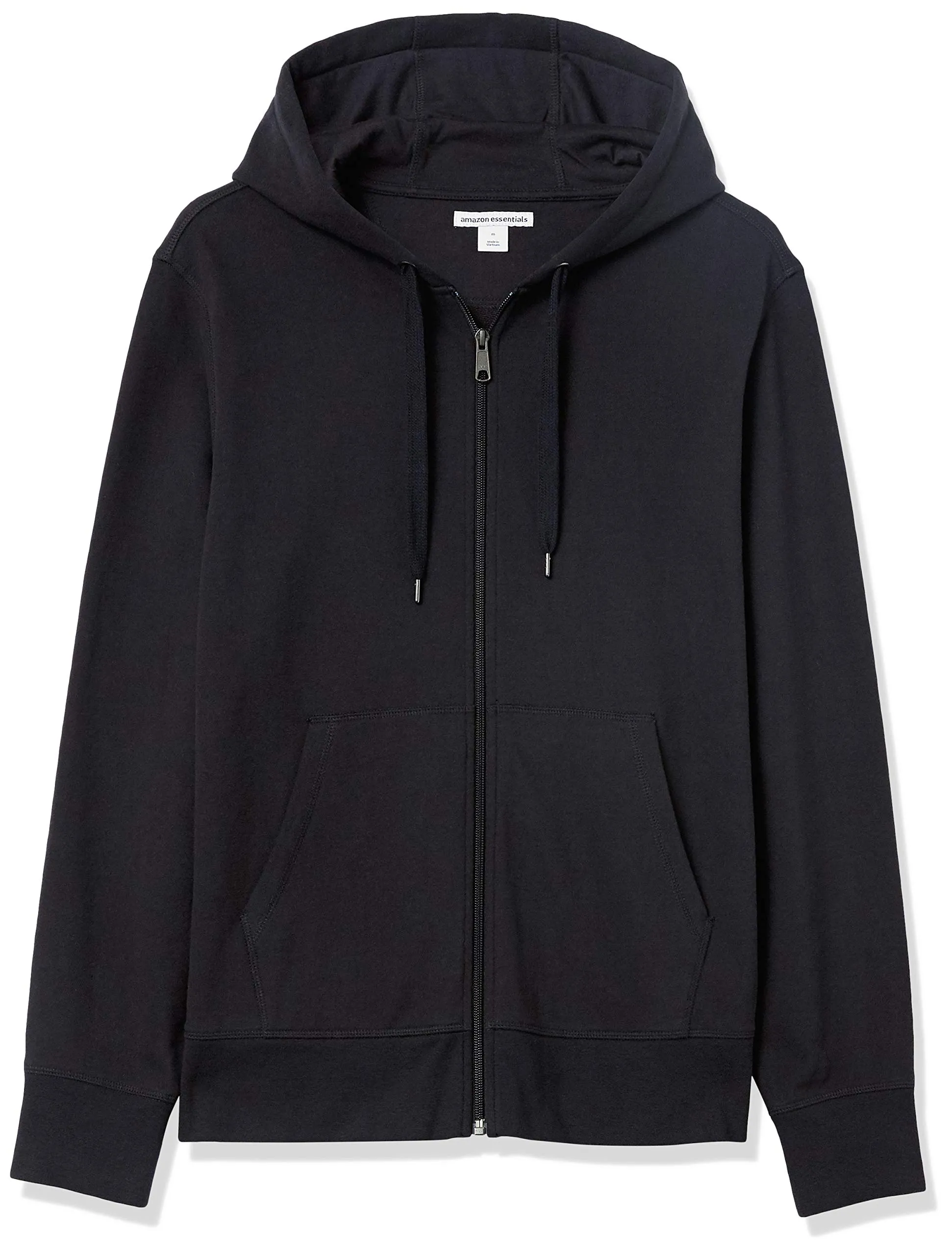 Amazon Essentials Giacca Leggera con Cappuccio e Zip Integrale Uomo, Nero, XL - immagine 6