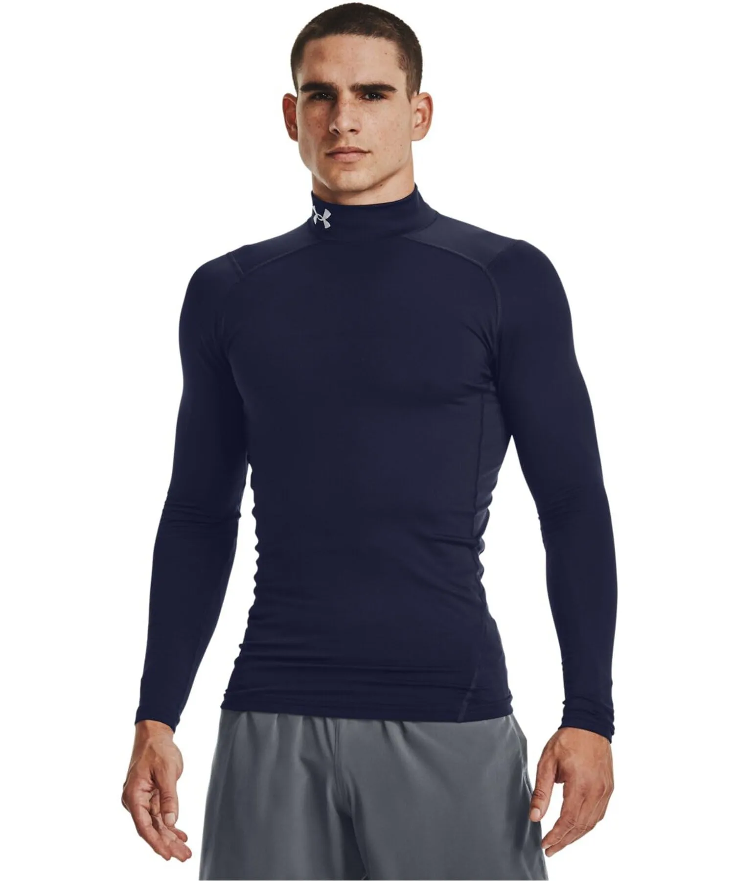 Under Armour UA CG Armour Comp Mock Men's Shirt - Midnight Navy - immagine 1