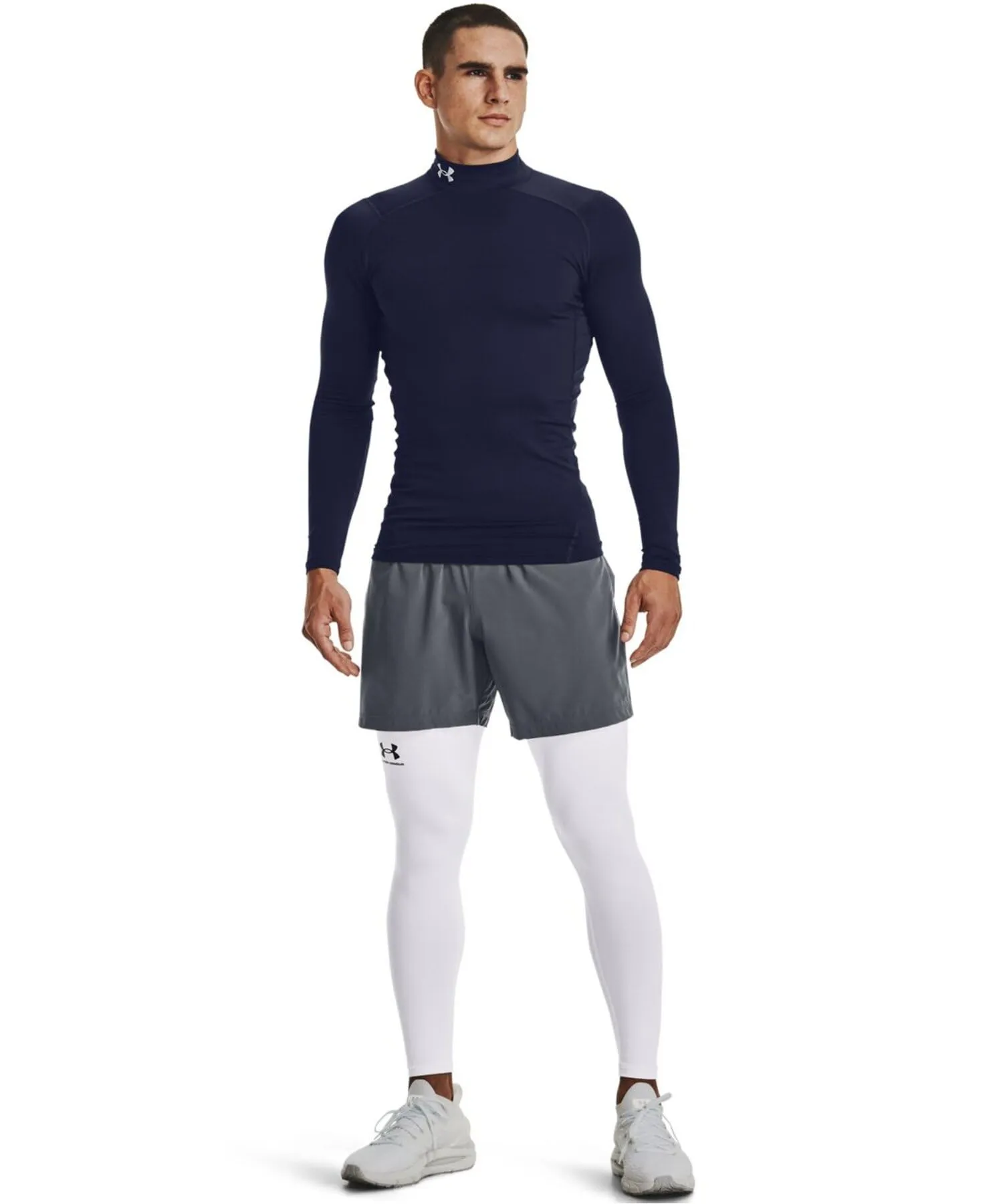 Under Armour UA CG Armour Comp Mock Men's Shirt - Midnight Navy - immagine 2