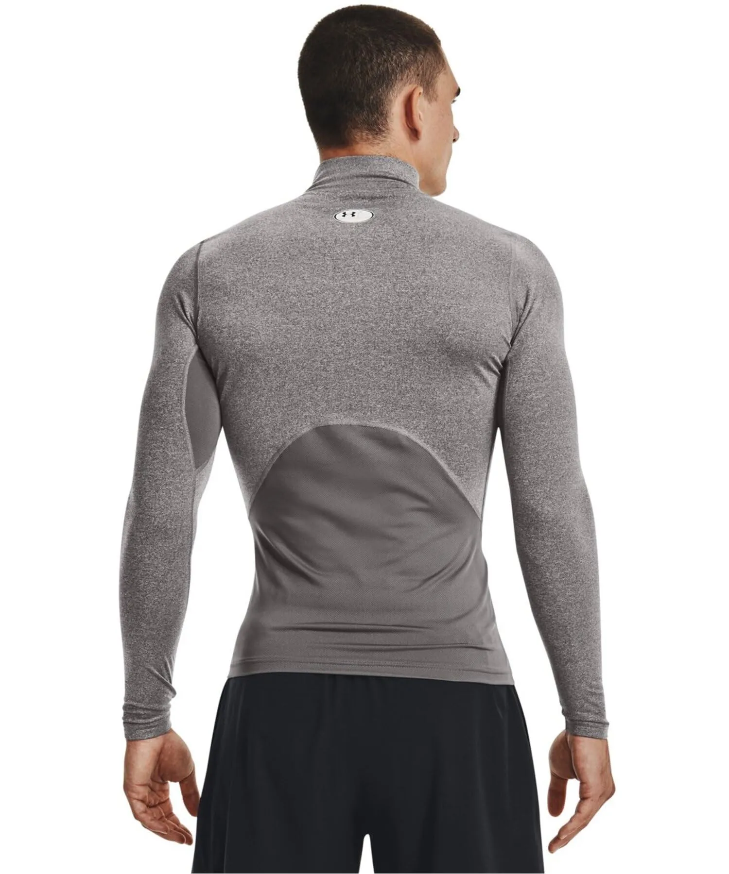 Under Armour Camicia a Compressione da Uomo ColdGear - Charcoal Light Heather - 3XL - immagine 3