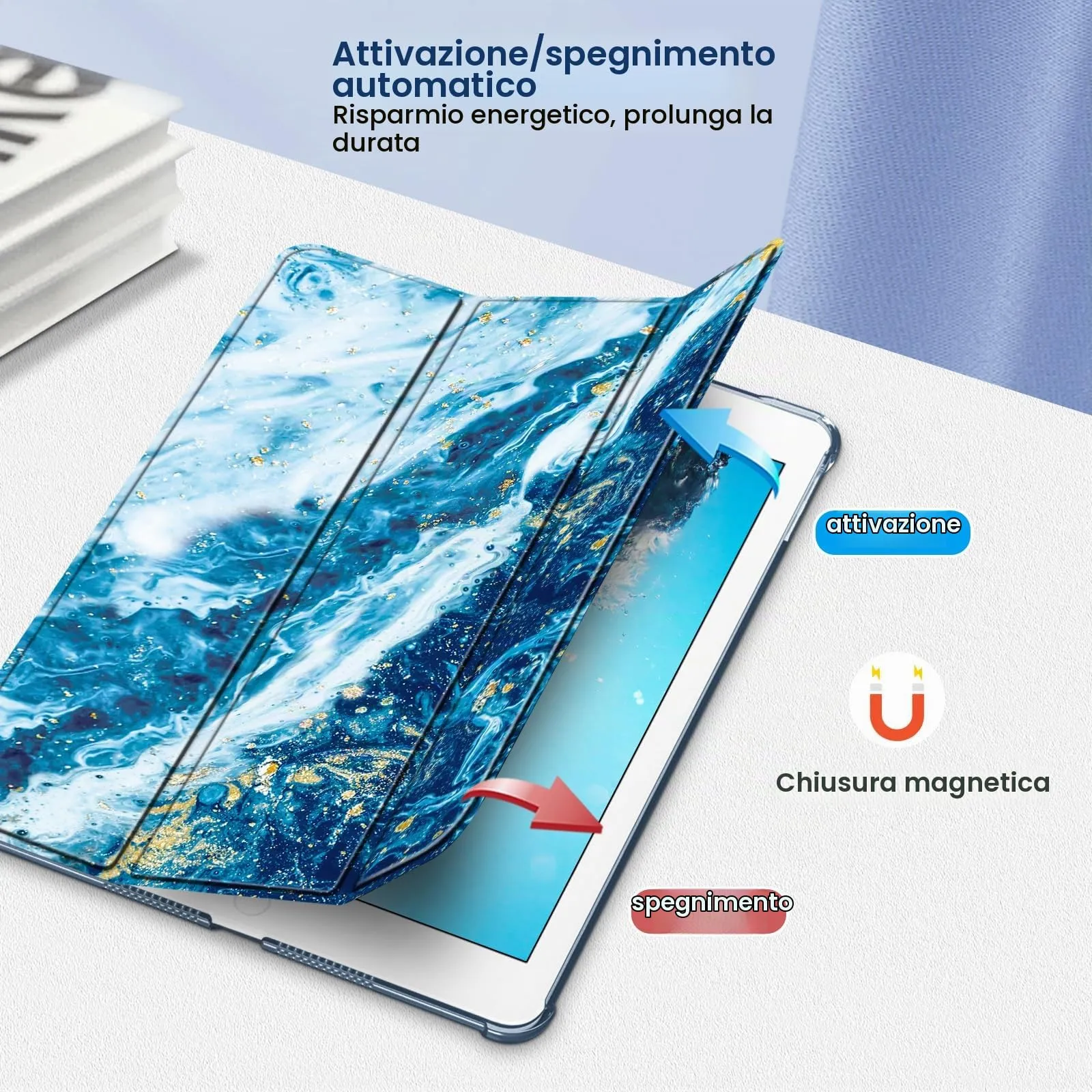 FINTIE Cover per iPad 10.2 pollici (9a/8a/7a Generazione, 2021/2020/2019) - immagine 8