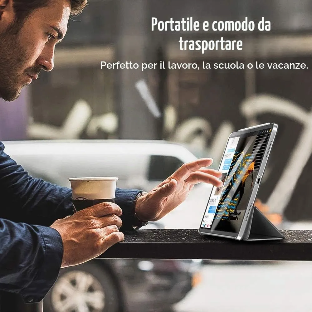 TiMOVO Cover per iPad Air 11" (M4/M3/M2) e iPad Air 10.9" (5a/4a Gen), Grigio Siderale - immagine 7