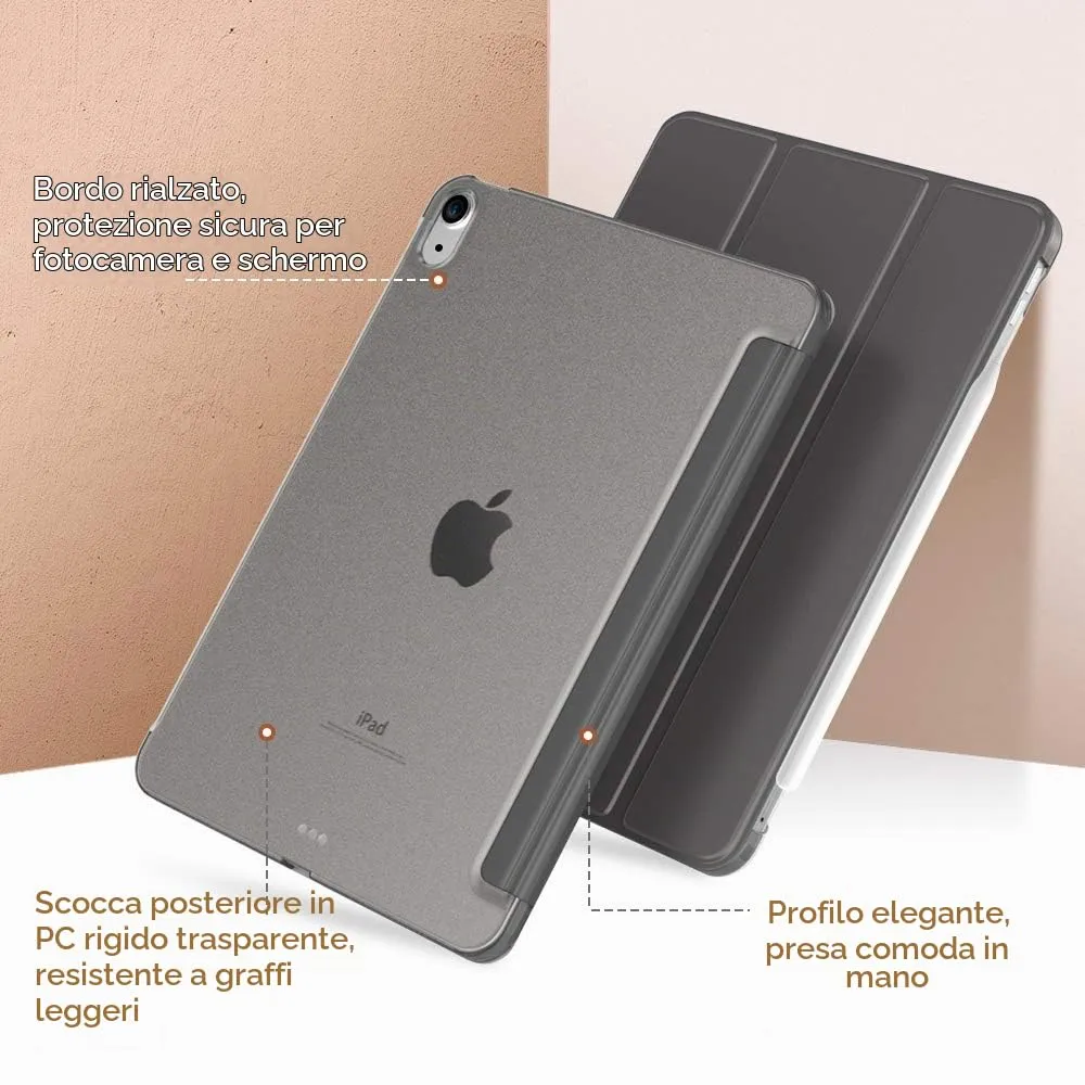 TiMOVO Cover per iPad Air 11" (M4/M3/M2) e iPad Air 10.9" (5a/4a Gen), Grigio Siderale - immagine 9