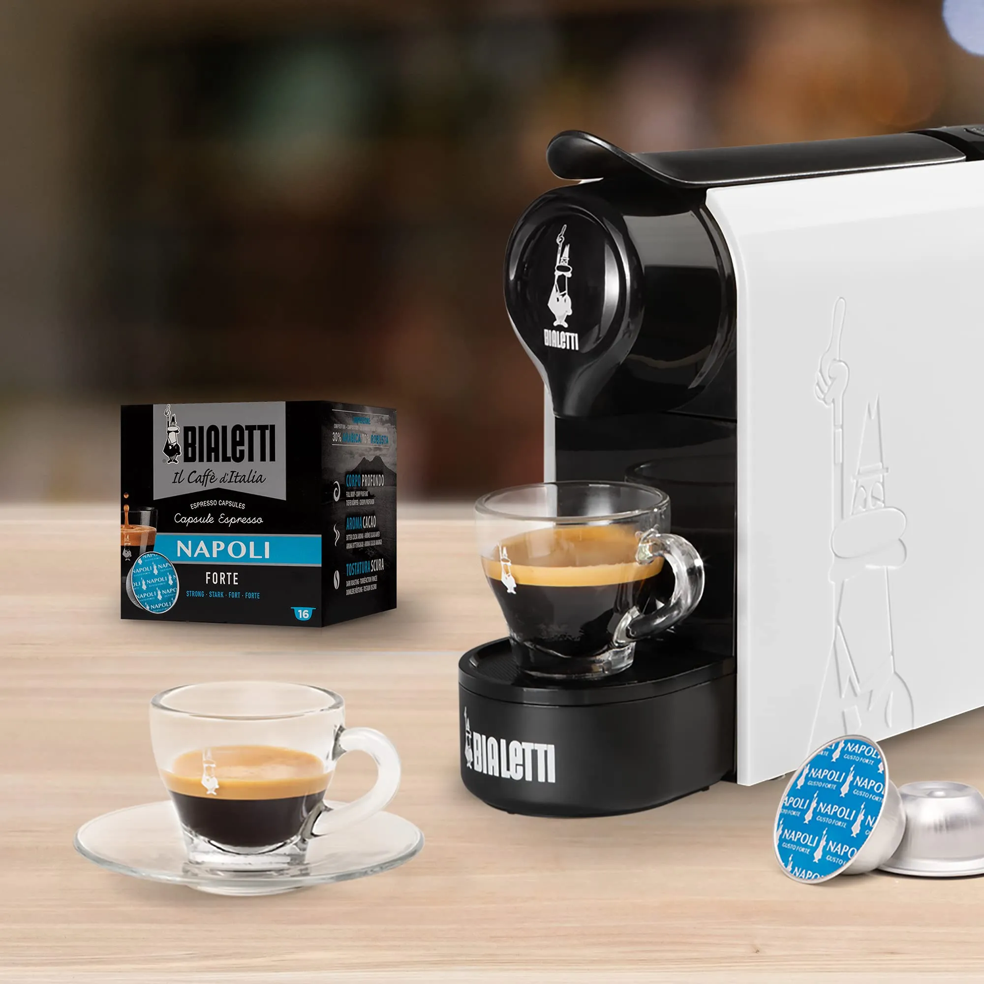Bialetti Gioia Macchina Caffè Espresso, Bianco - immagine 3
