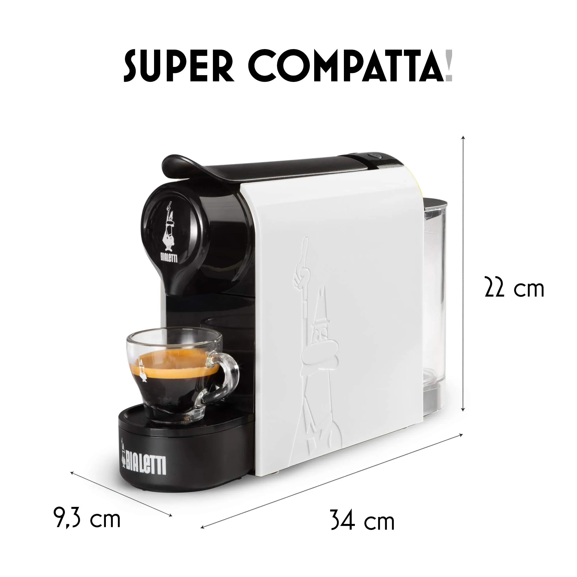 Bialetti Gioia Macchina Caffè Espresso, Bianco - immagine 4