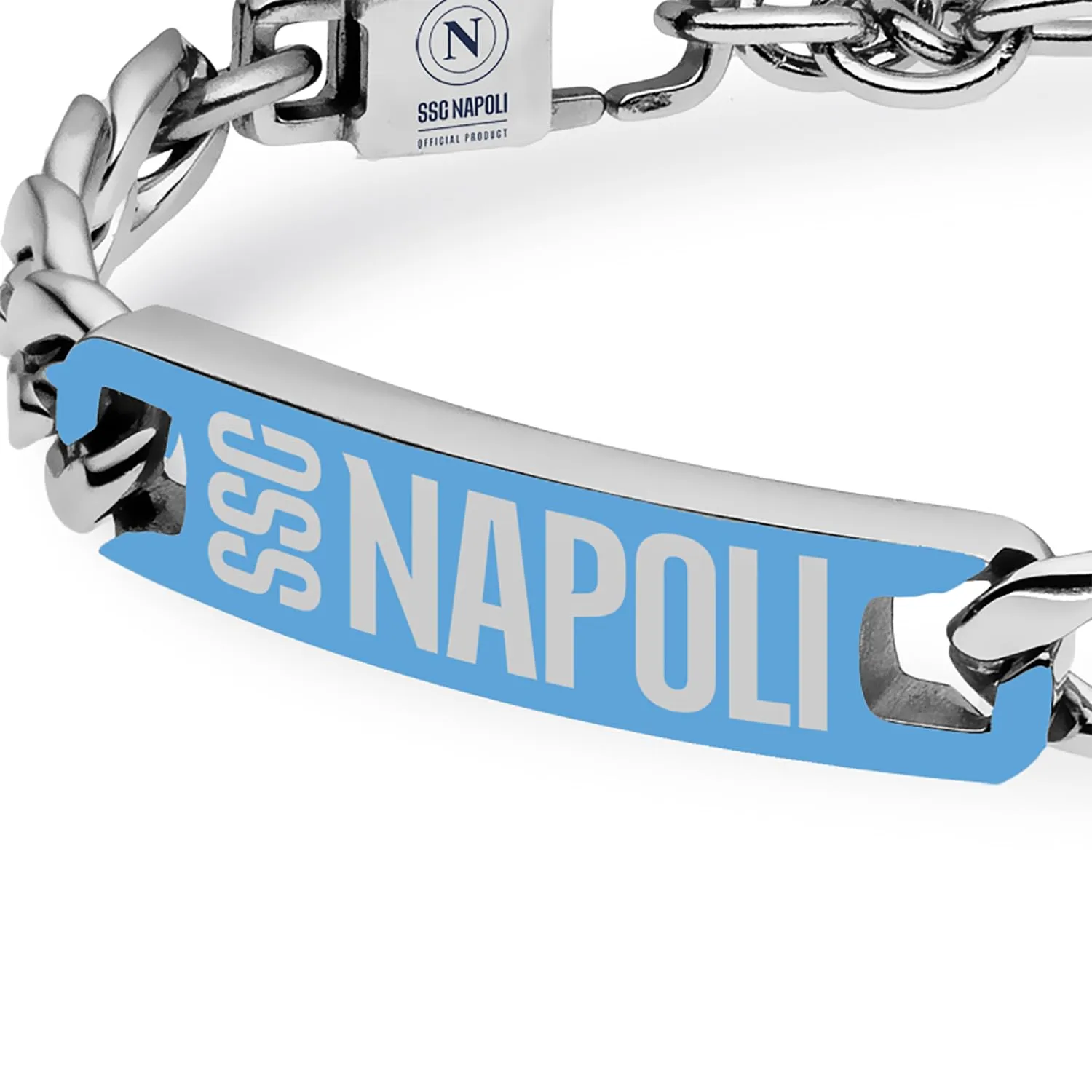 Clondo Bracciale SSC Napoli in Acciaio Power Chain - immagine 2