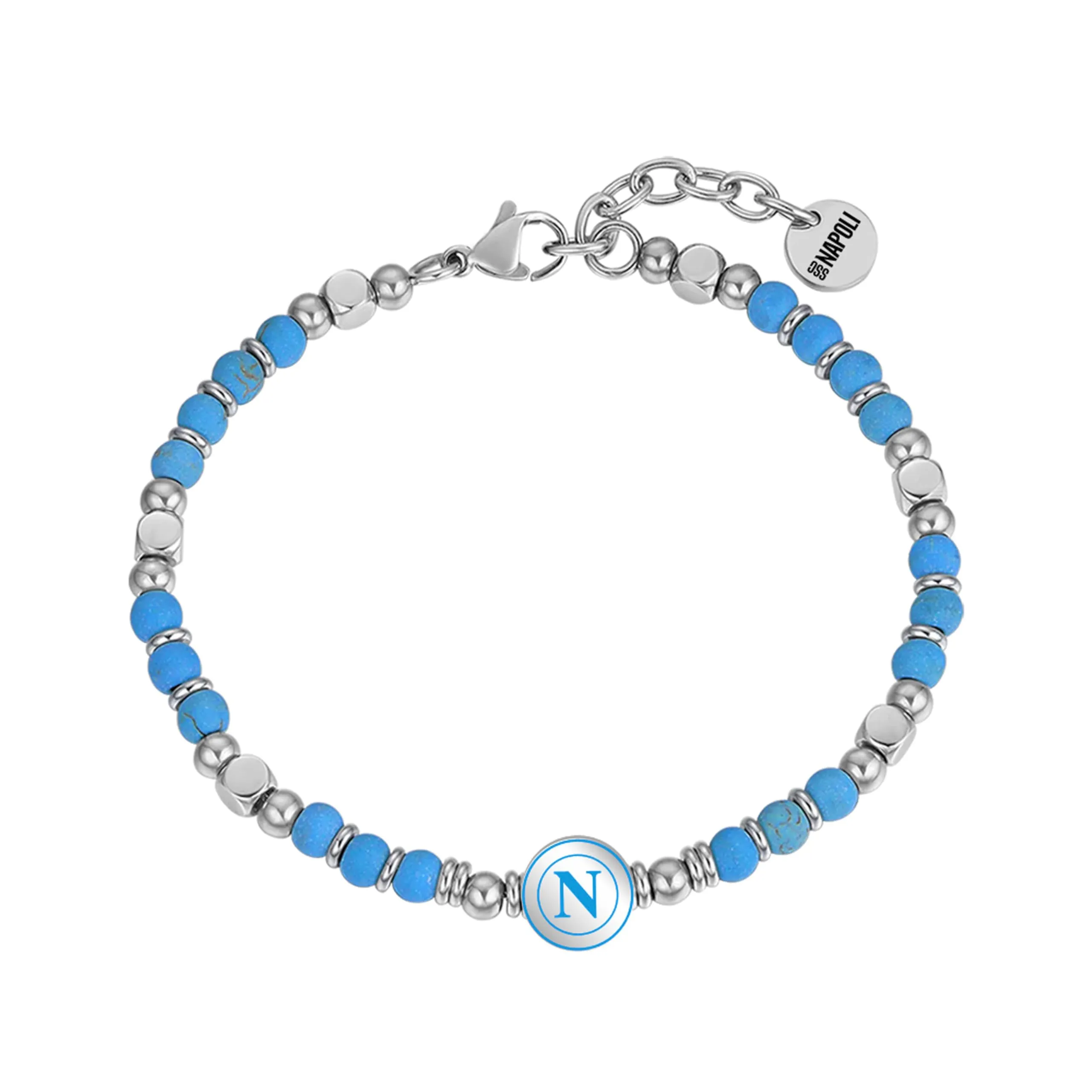 Clondo Bracciale SSC Napoli in Acciaio Turquoise Spirit - immagine 1