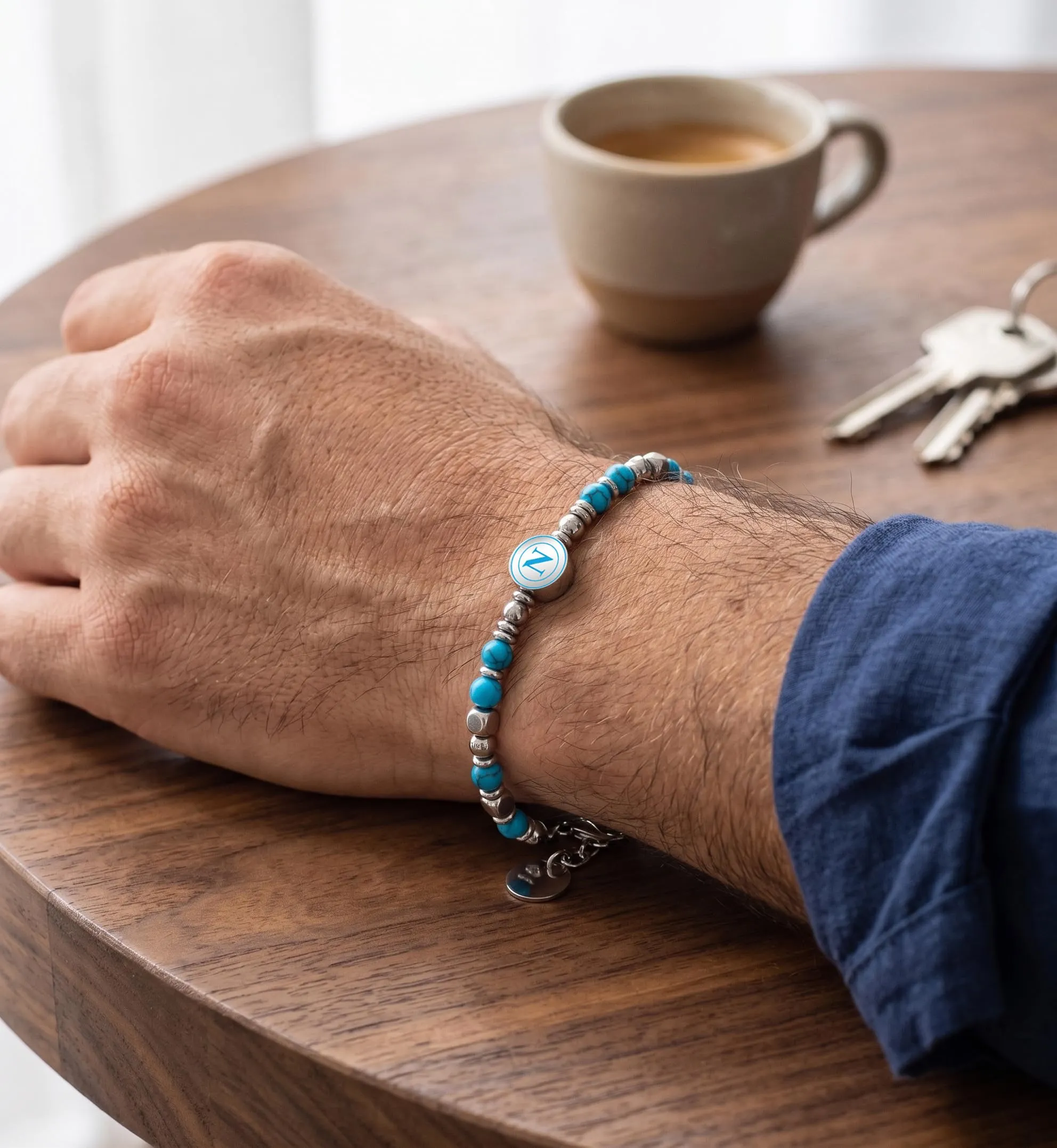 Clondo Bracciale SSC Napoli in Acciaio Turquoise Spirit - immagine 2