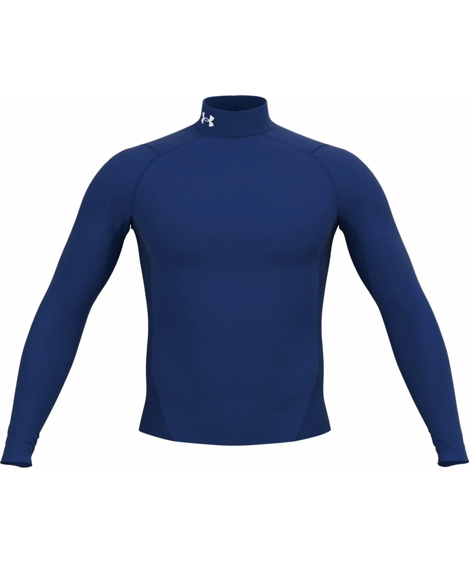 Under Armour ColdGear Compression Mock, Royal (400)/Bianco, M - immagine 1