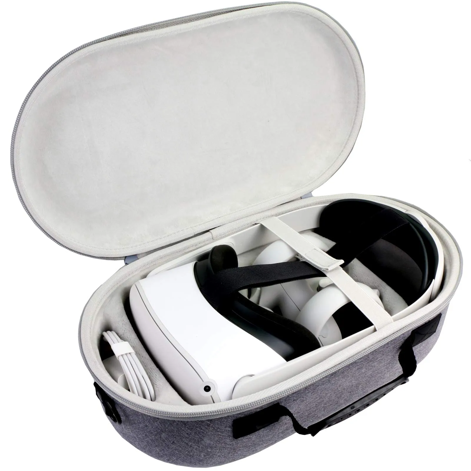 Aenllosi Custodia Rigida per Oculus Quest 2/Quest 3 Tutto in Uno Visore VR - immagine 5
