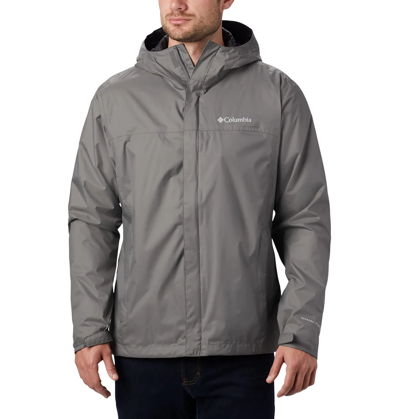 Columbia Men's Big & Tall Watertight II Jacket, City Grey, 5X Tall - immagine 1
