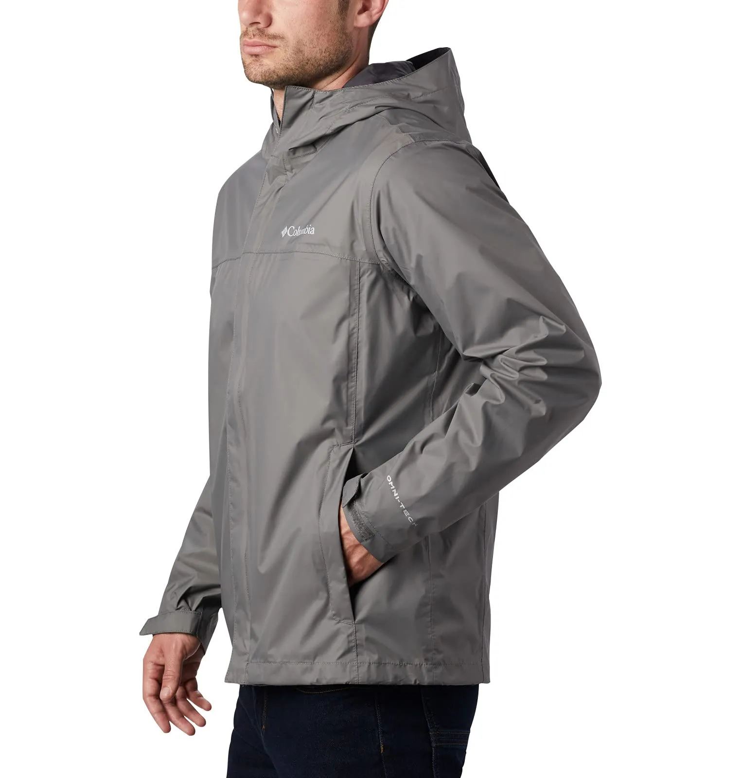 Columbia Men's Big & Tall Watertight II Jacket, City Grey, 5X Tall - immagine 4