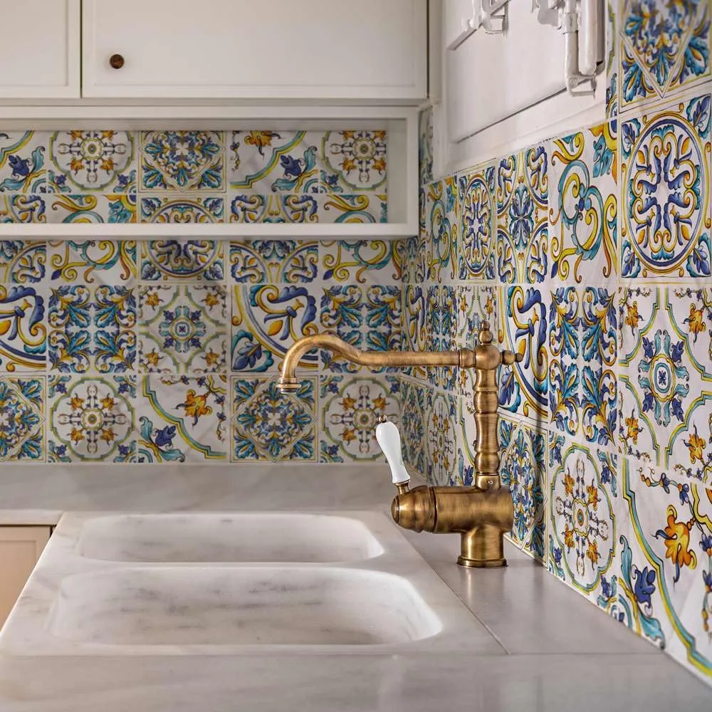 RE-COVERTILES Adesivi Piastrelle in PVC per Cucina e Bagno, 10 Pezzi 20x20 cm, PS00079 - immagine 3