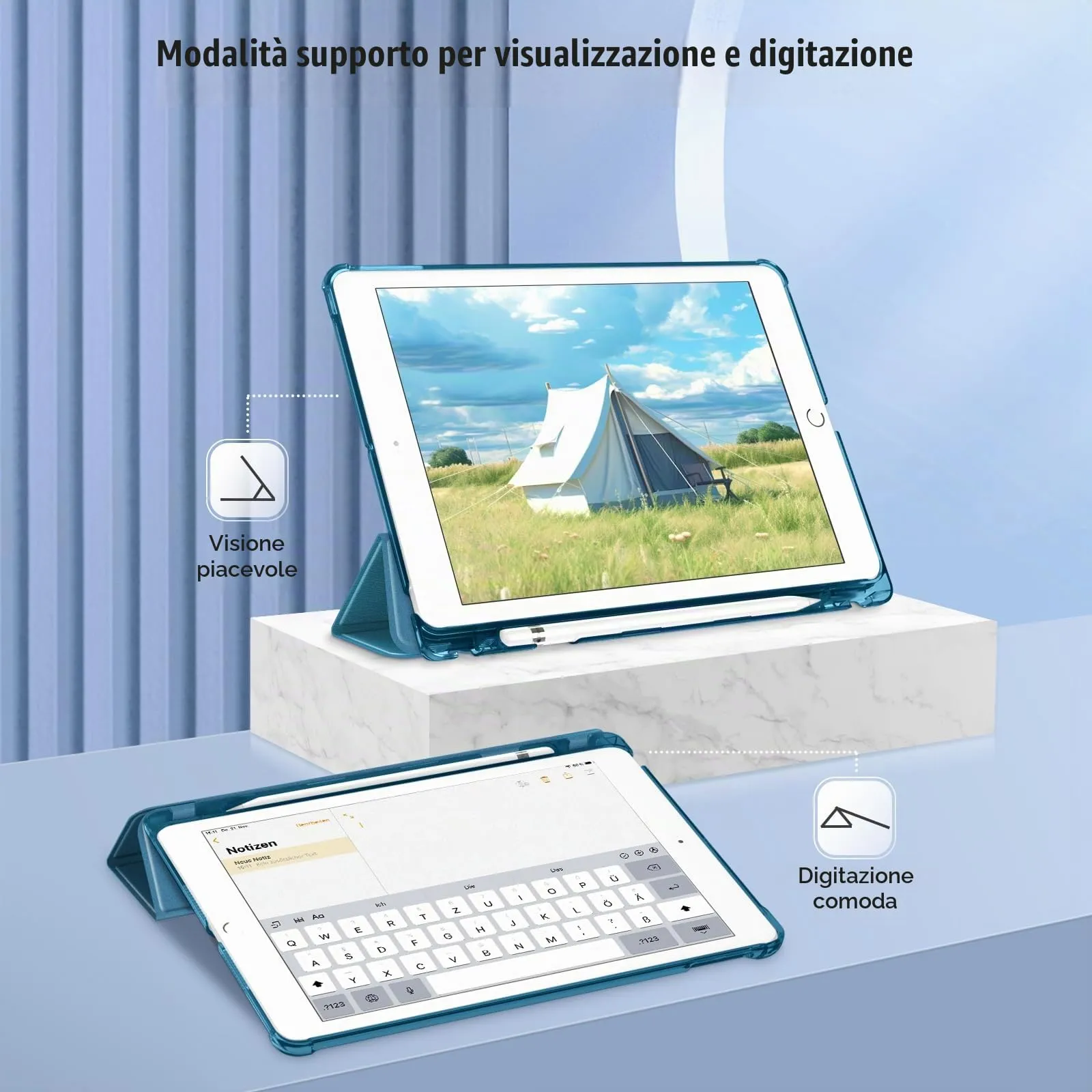 FINTIE Cover per iPad 9a/8a/7a Generazione 10,2 Pollici (2019-2021) - immagine 3