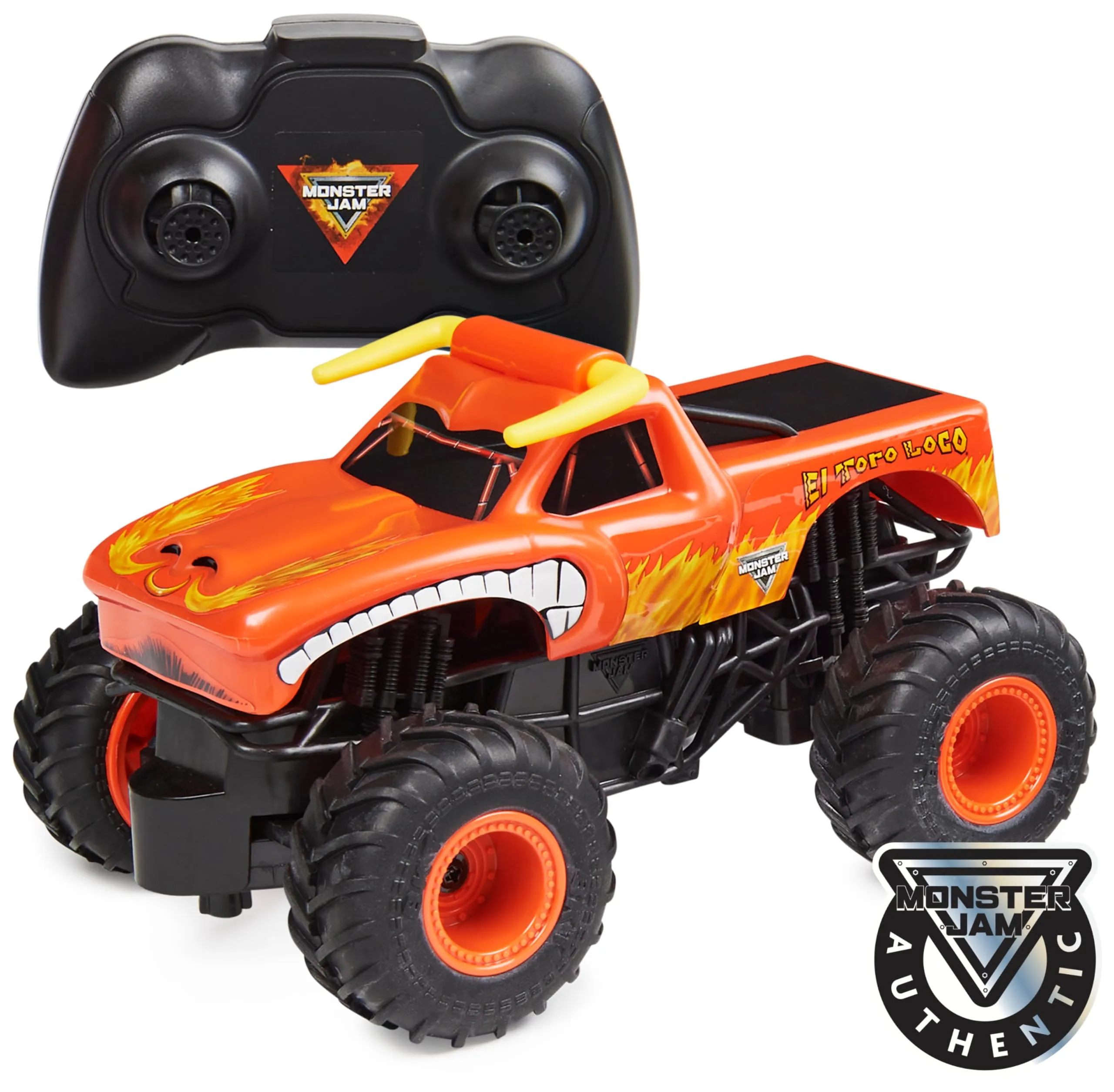 Monster Jam El Toro Loco RC Monster Truck, 1:24 Scale, 2.4 GHz, 6060517 - immagine 1