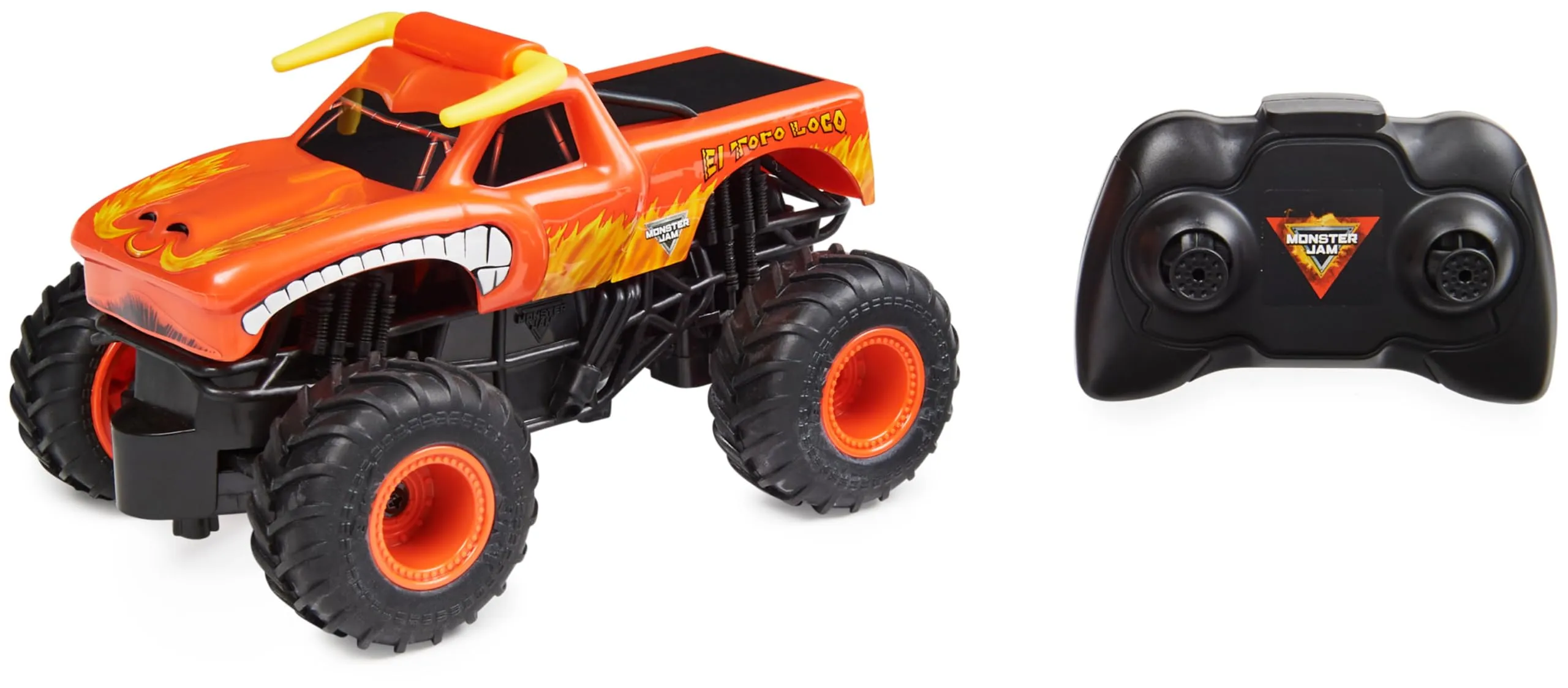 Monster Jam El Toro Loco RC Monster Truck, 1:24 Scale, 2.4 GHz, 6060517 - immagine 5