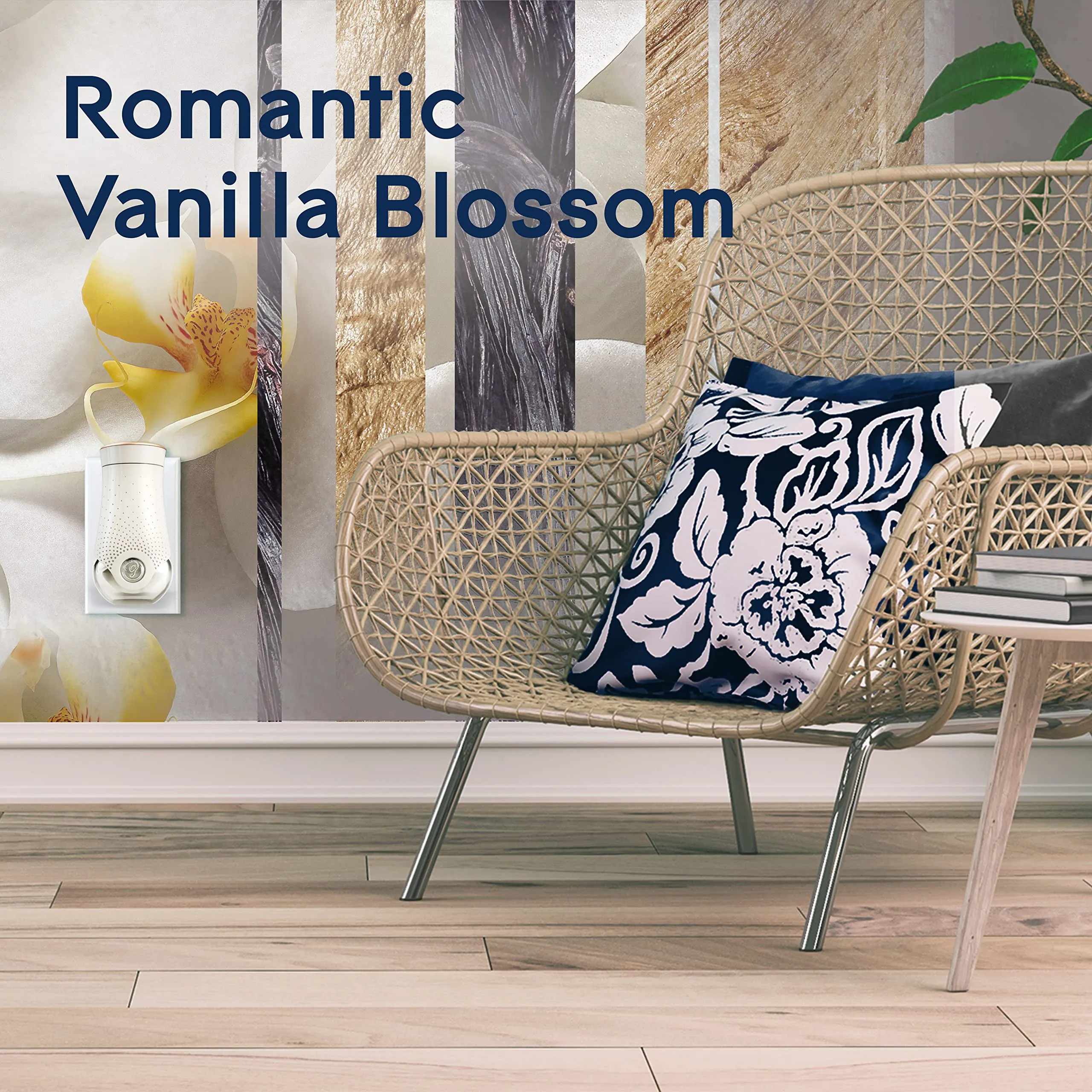 Glade Liquido Elettrico Profumatore per Ambienti con Olii Essenziali, Romantic Vanilla Blossom, 1 Diffusore e 3 Ricariche - immagine 6