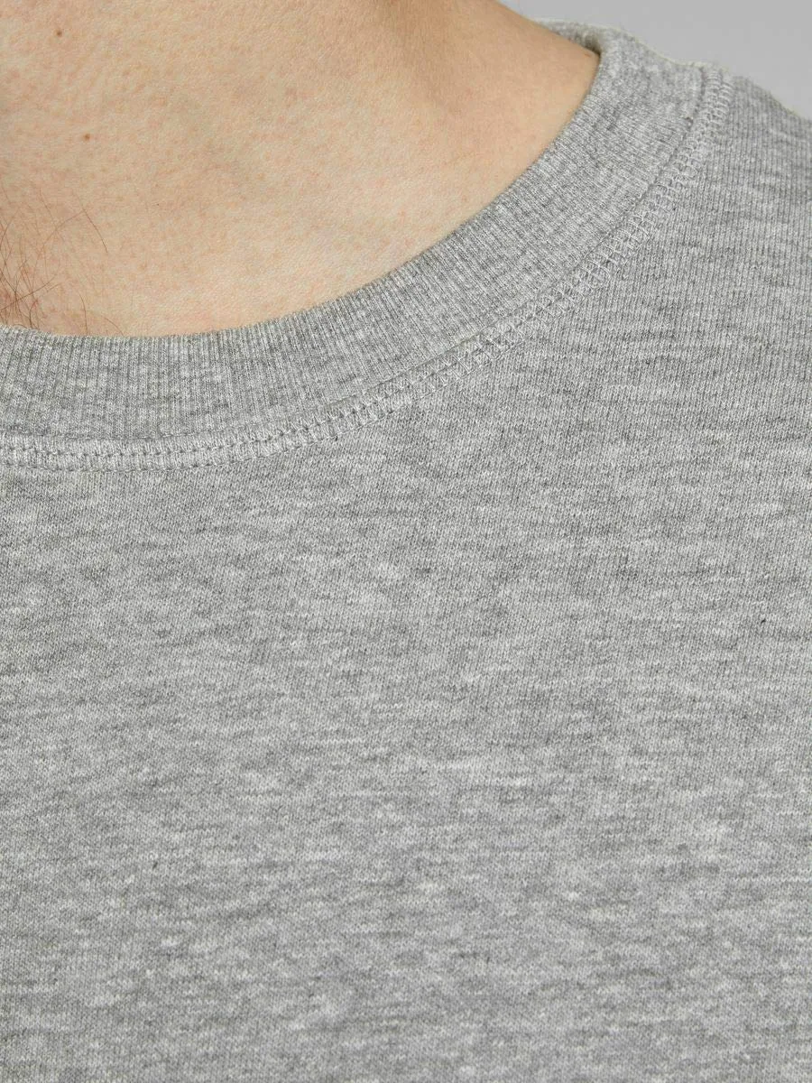 Jack & Jones Jjeholmen Felpa Girocollo Noos, Grigio, S Uomo - immagine 6